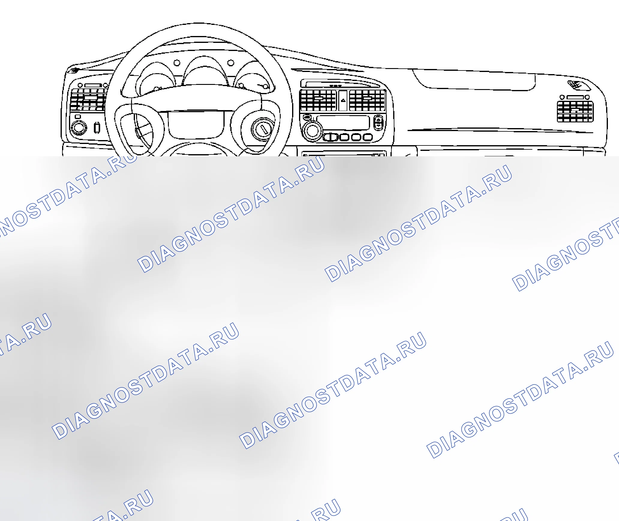 Рис. 1: Виды компонентов компьютера / интегрирующих систем. Chevrolet Epica I