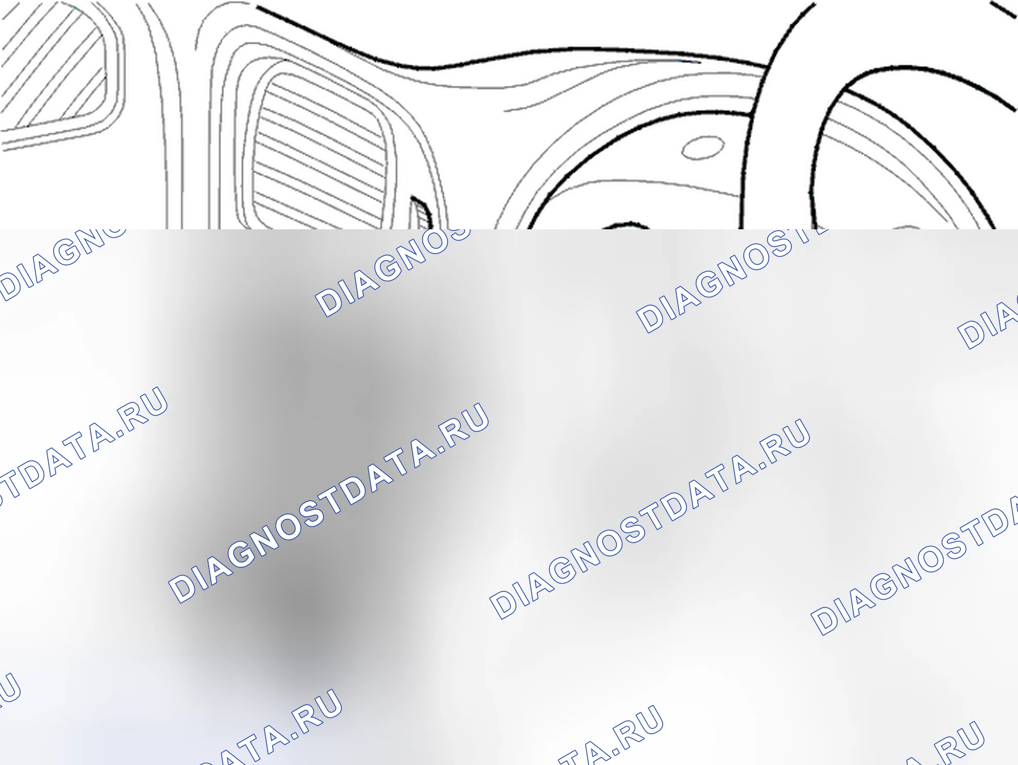 Рис. 28: Замена выключателя света. Volvo V40 I рестайлинг