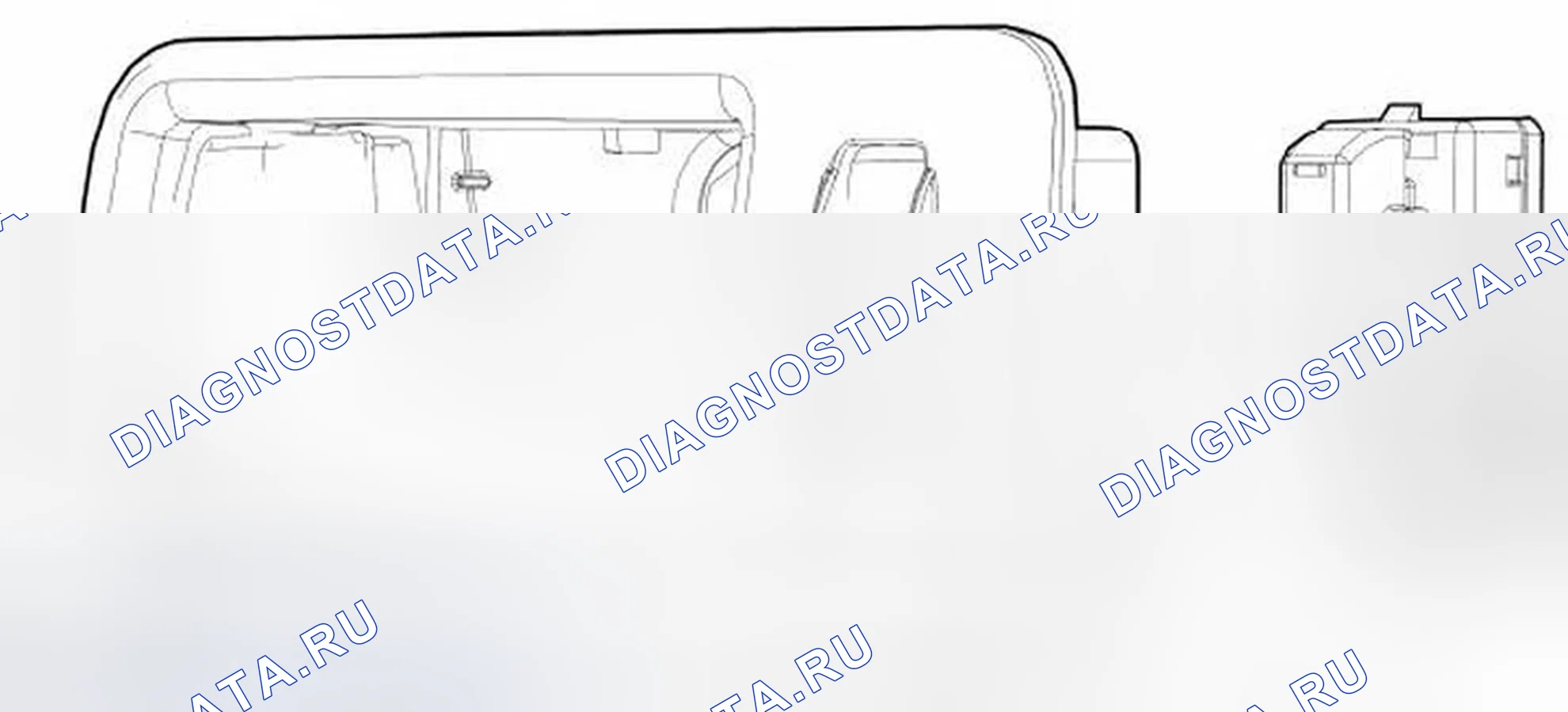 Рис. 29: Выключатель управления замком двери. Ford Mustang V рестайлинг 2