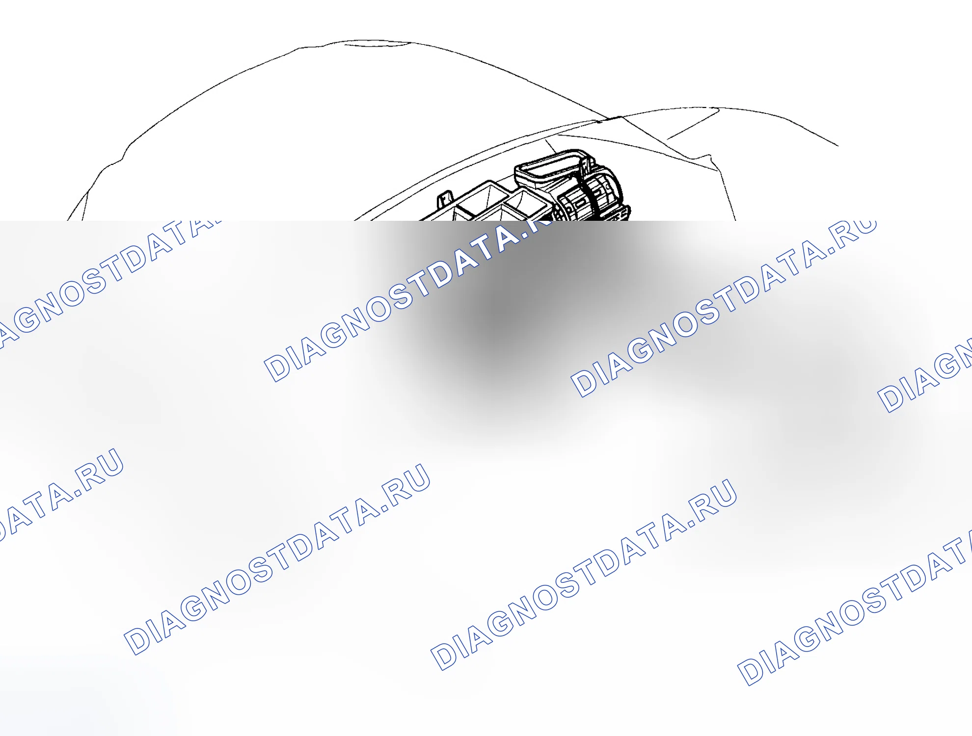 Рис. 22: РАСПОЛОЖЕНИЕ КОМПОНЕНТОВ. Hyundai Tucson I