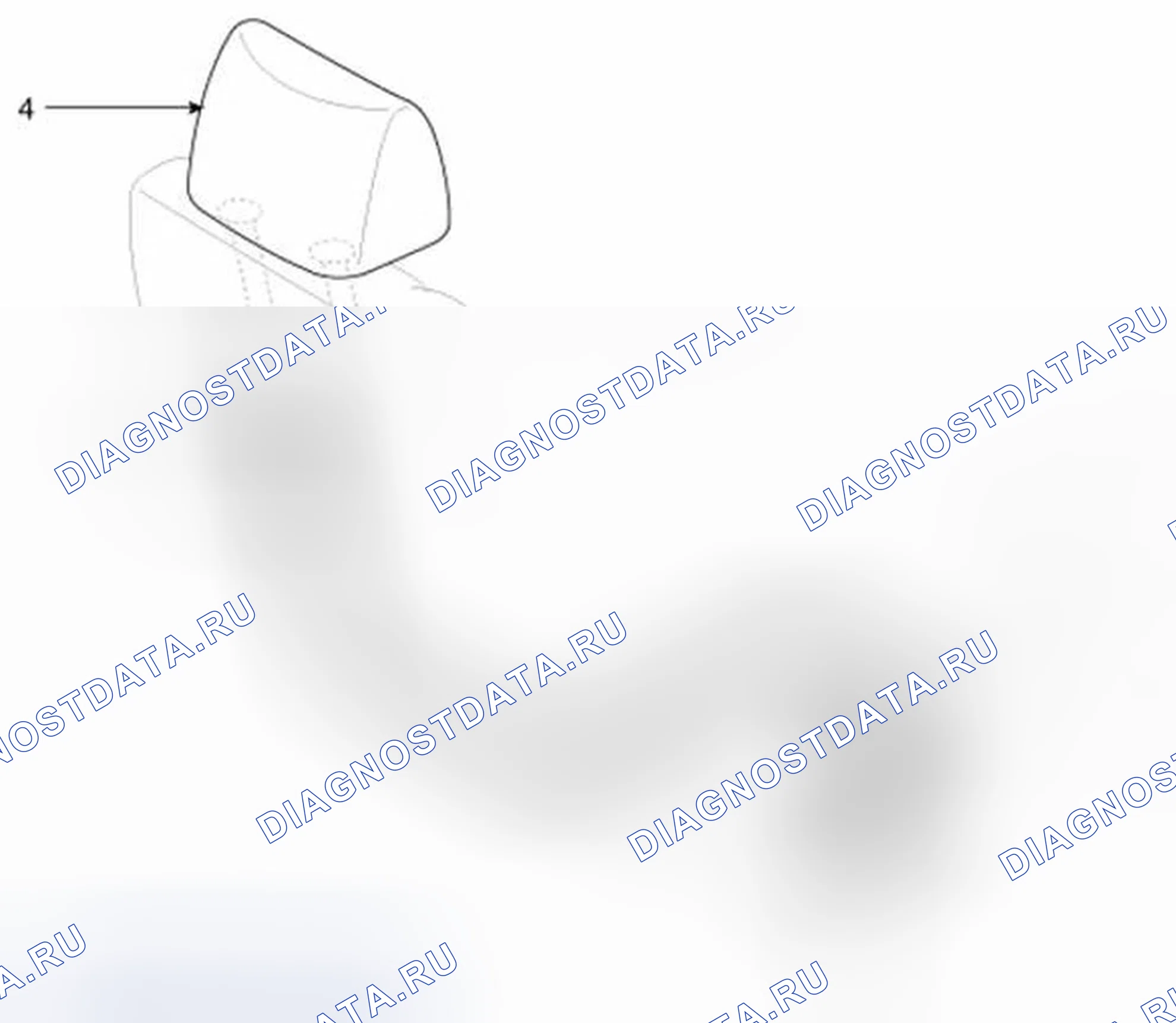 Рис. 59: Расположение компонентов. Hyundai Equus II