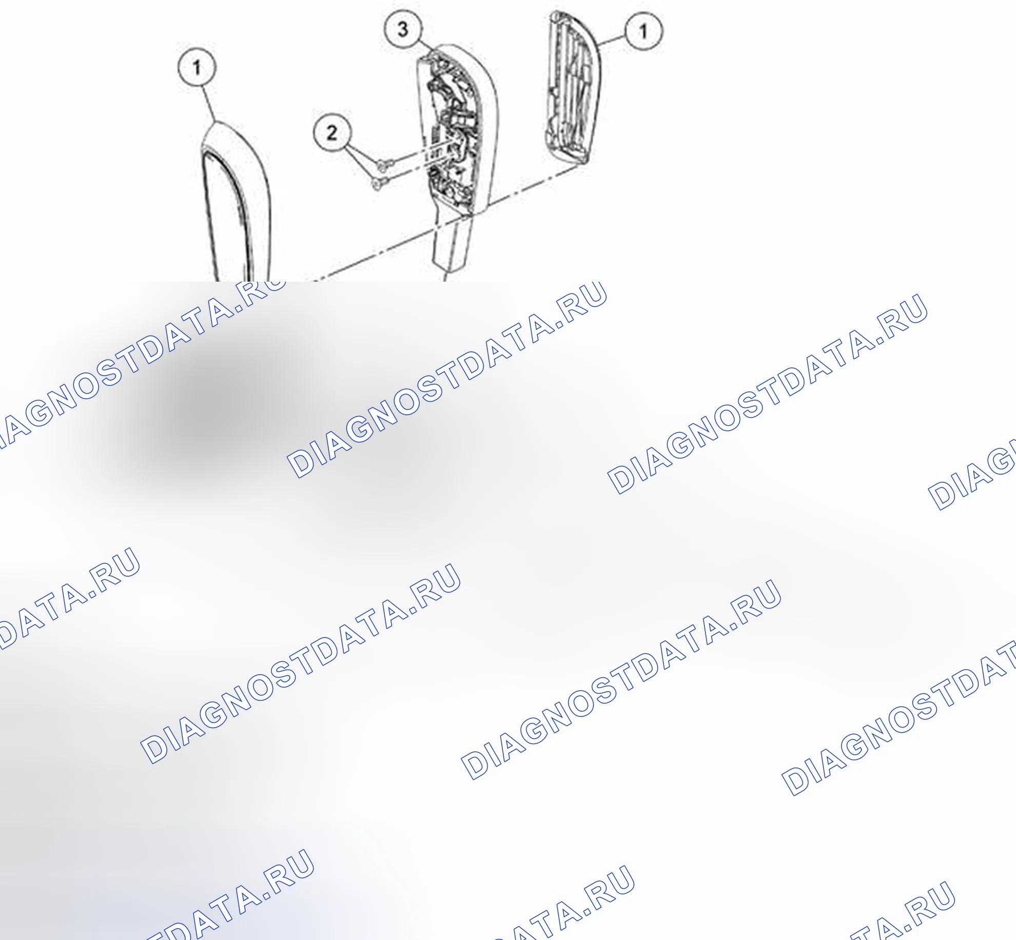 Рис. 823: СНЯТИЕ / УСТАНОВКА РУКОЯТКИ СЕЛЕКТОРА - ГИБРИДНЫЙ. Mazda Tribute II