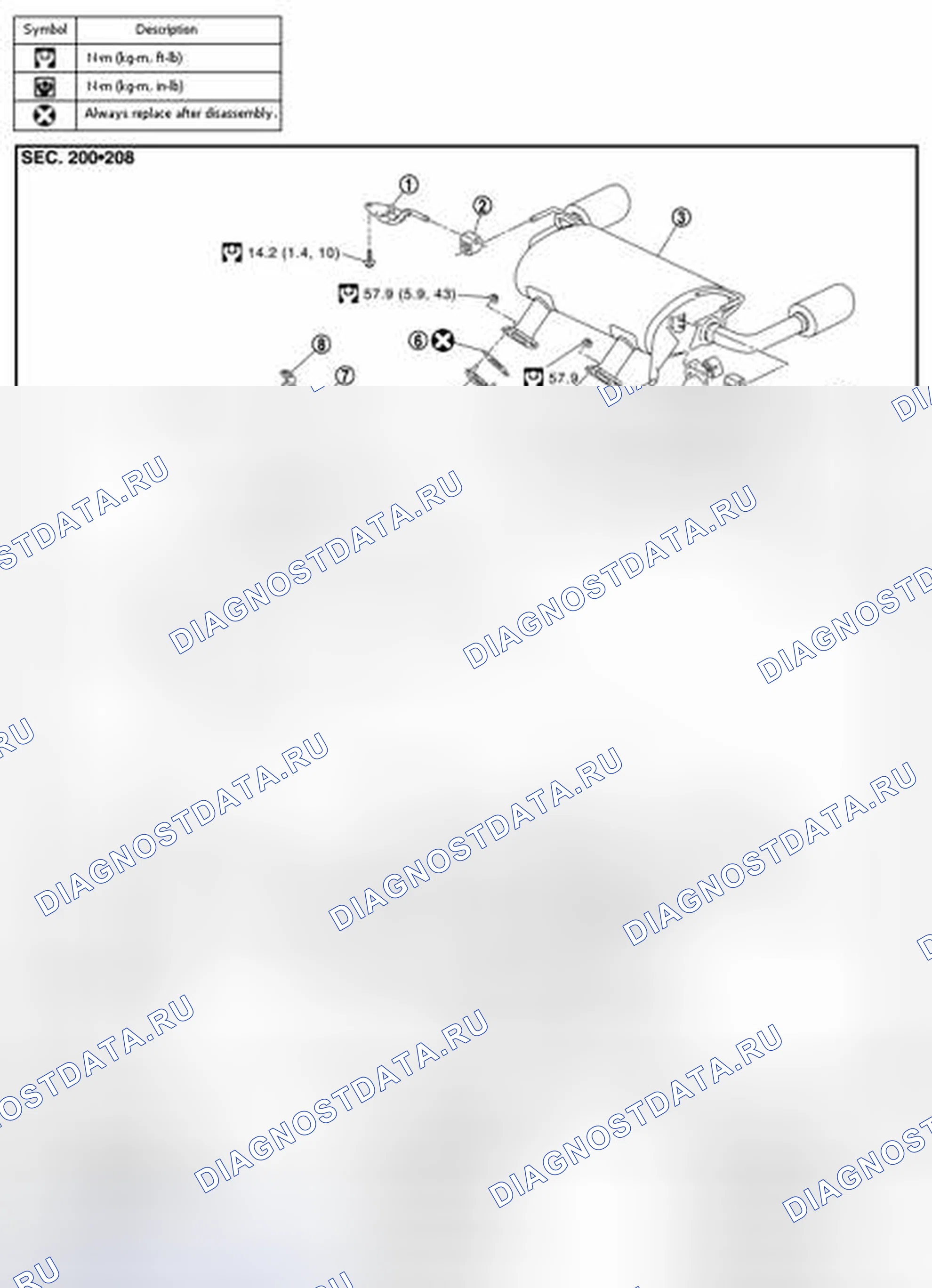 Рис. 2: Разнесенный вид. Infiniti FX37 II рестайлинг