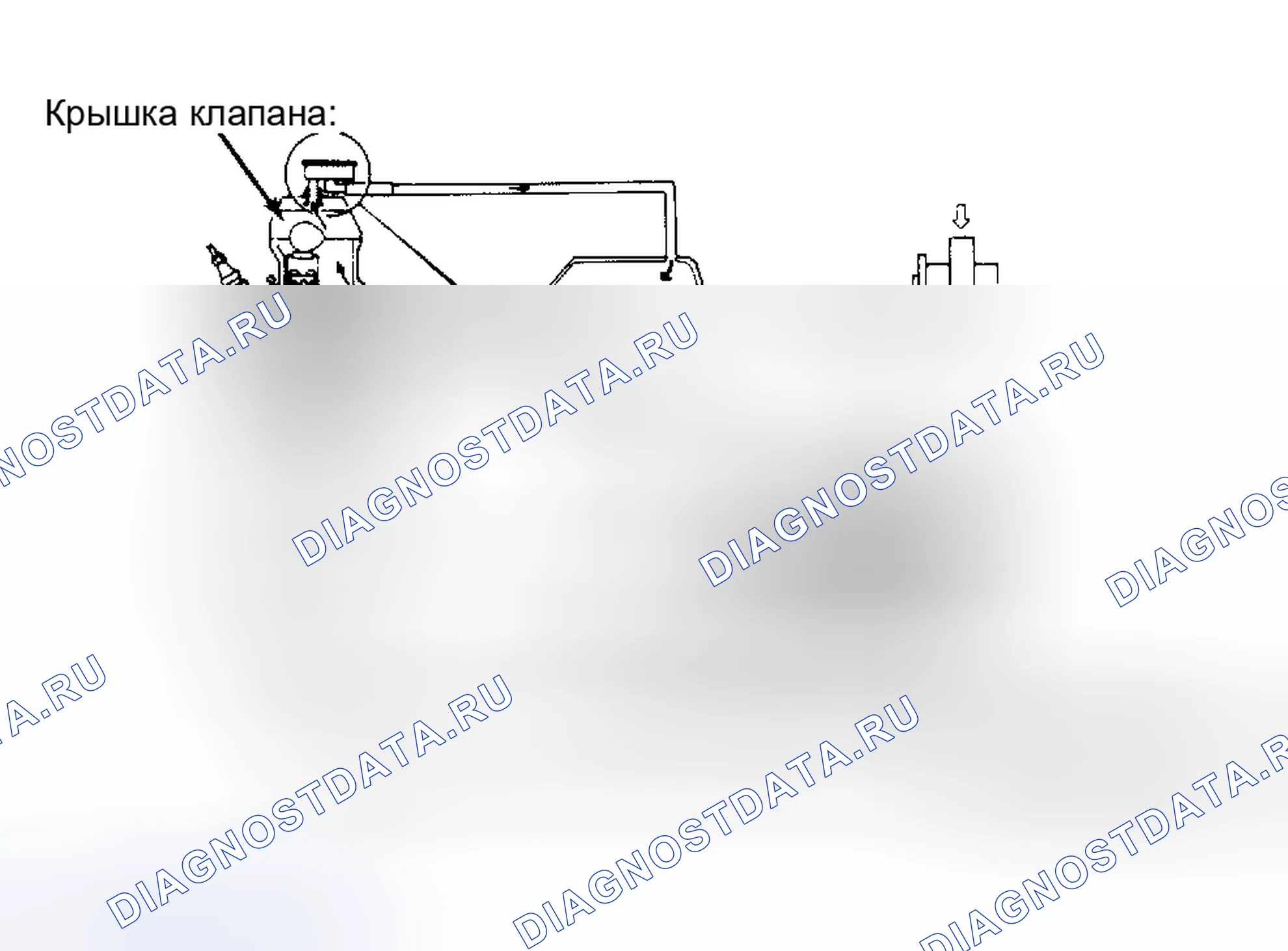 Рис. 6: Система вентиляции картера (показана дизельная Sentra; Дизельный пикап Аналогичный) Обратите внимание на направление потока.. Nissan 200SX S12