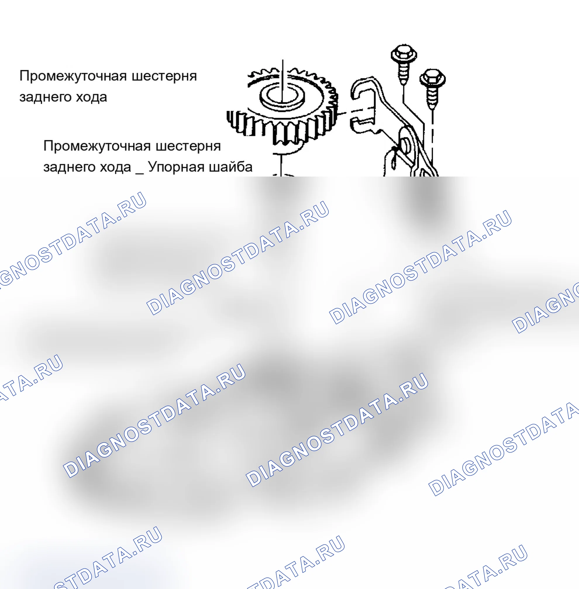 Рис. 14: ОБРАТНАЯ СБОРКА ТРАНСАКСЕЛЯ. Saturn SL I