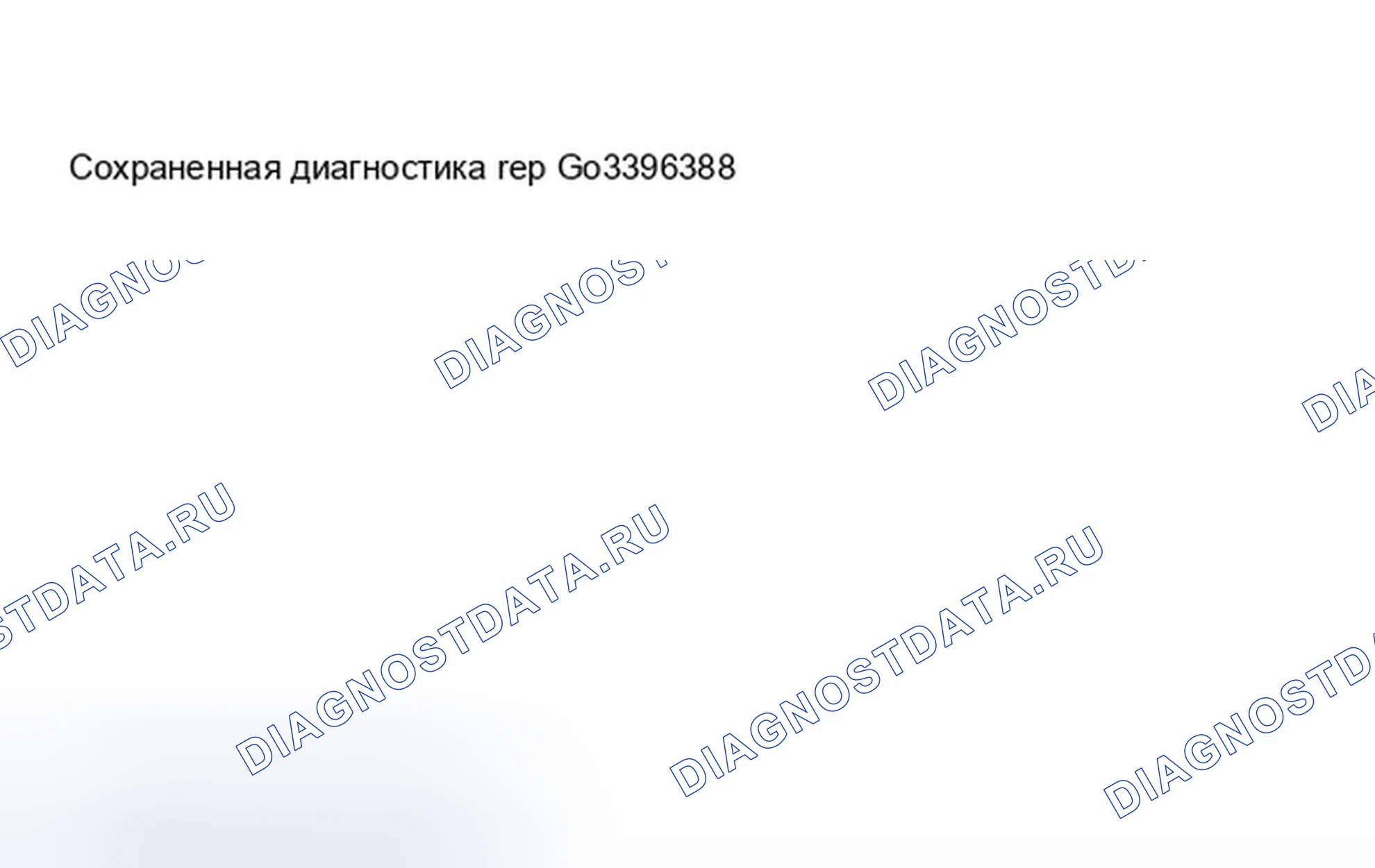 Рис. 604: Идентификация сохраненного отчета о диагностике. BMW X5 E53