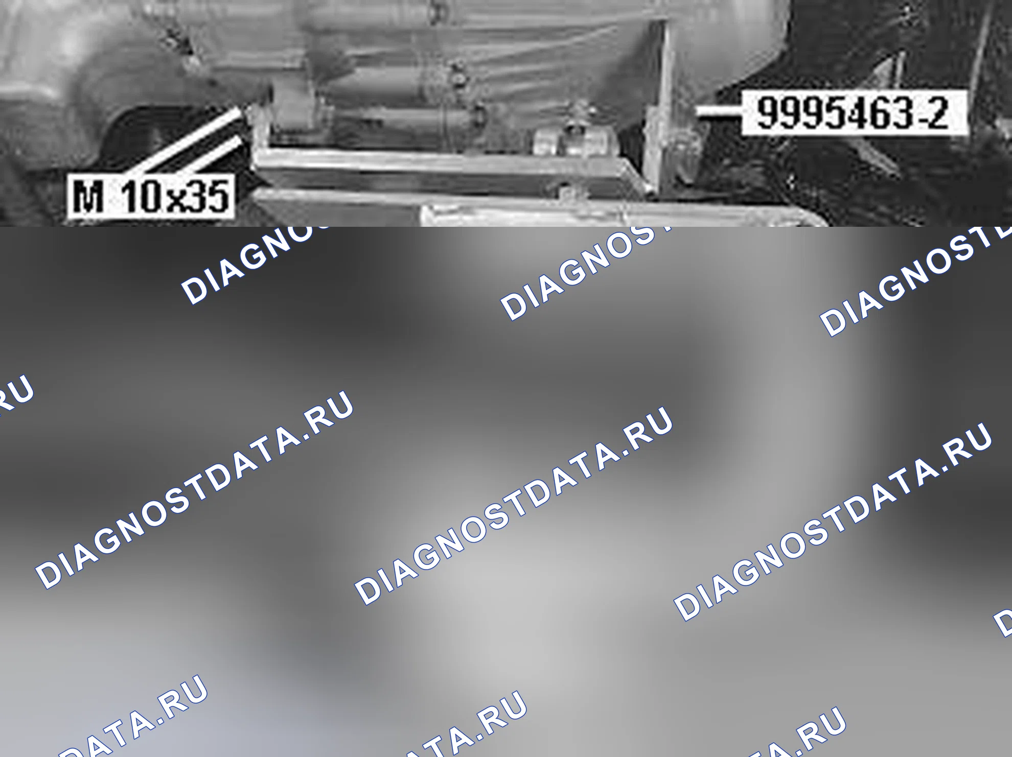 Рис. 720: Соединительное приспособление. Volvo V40 I рестайлинг