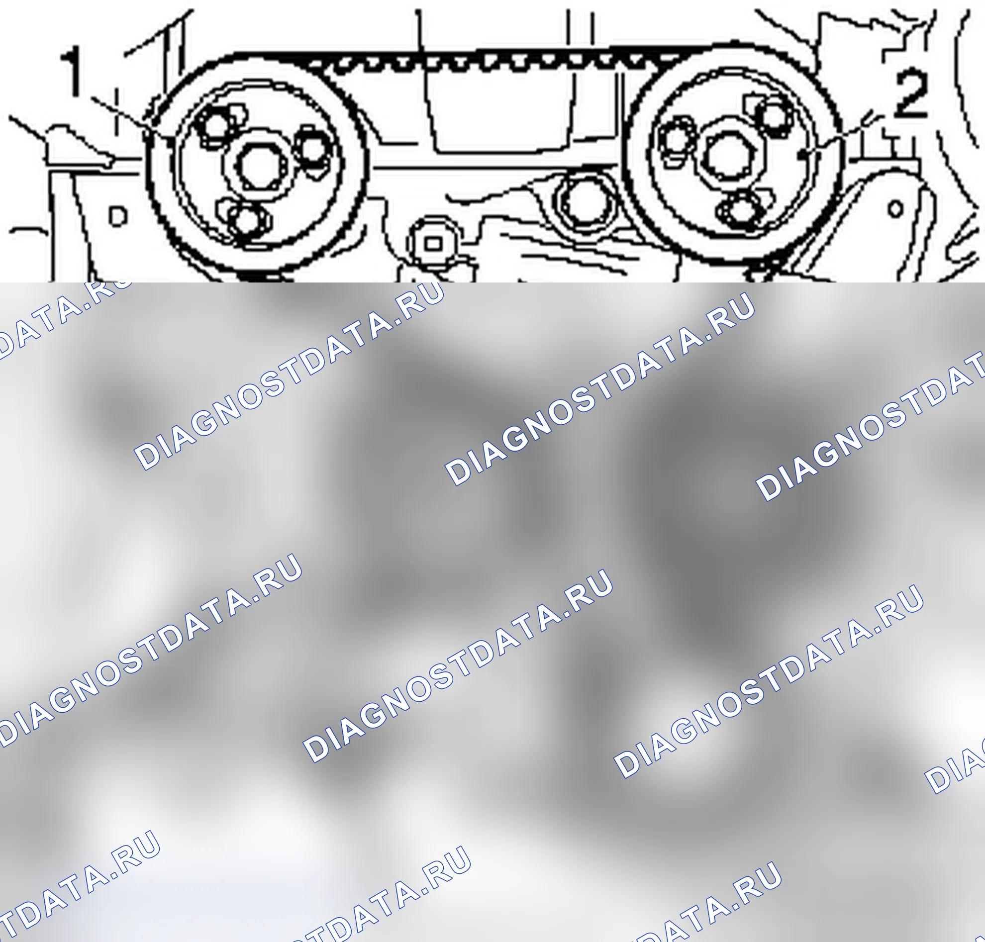 Приводной ремень ГРМ и натяжитель, G9U 730. Opel Vivaro A