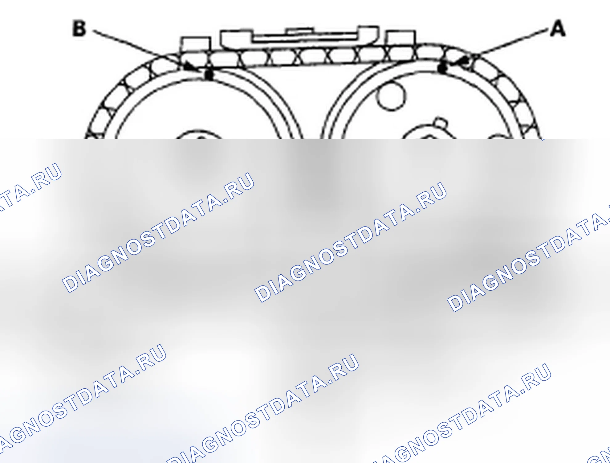 Рис. 170: Снятие кулачковой цепи. Honda Civic VIII