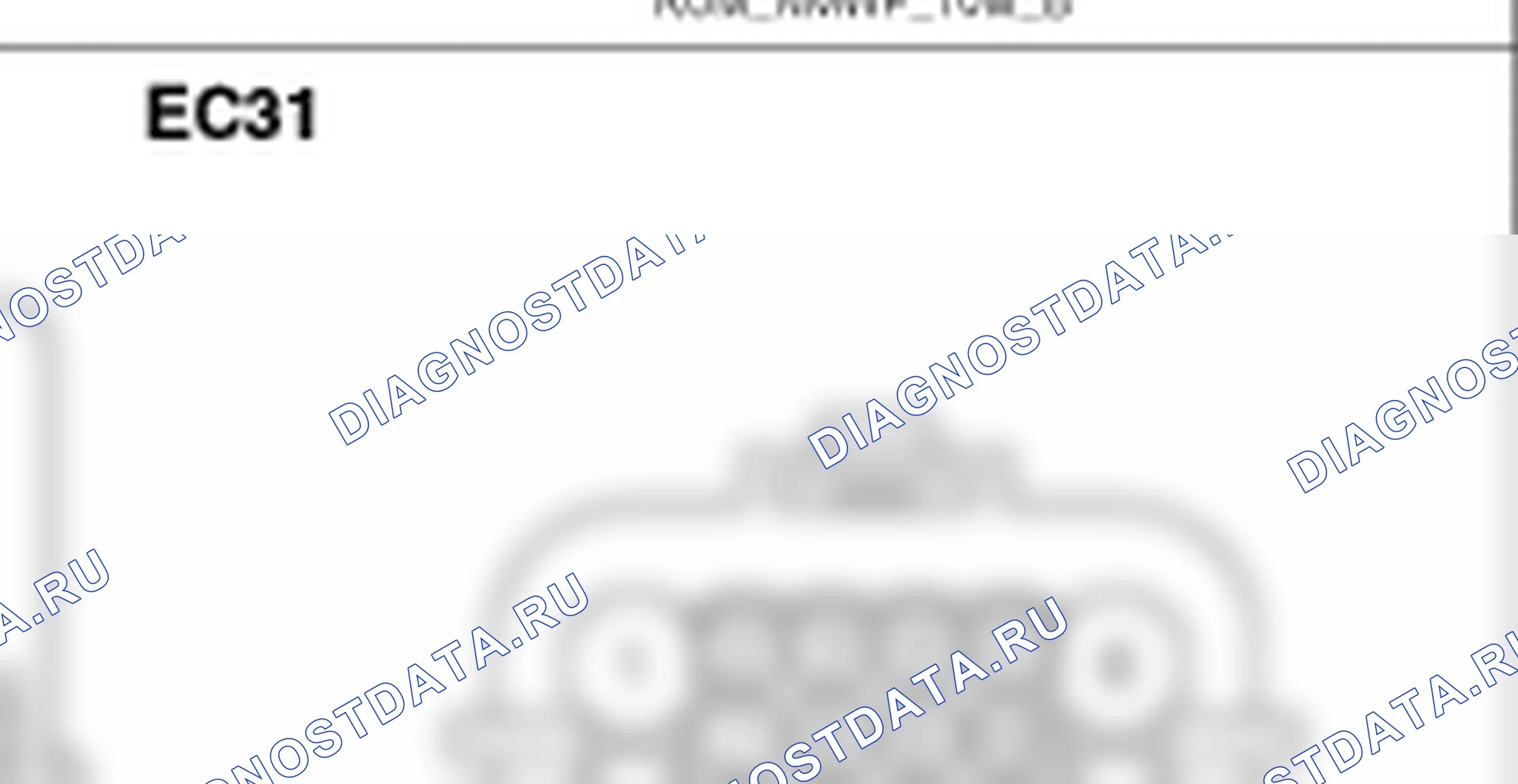Распиновка разъёма EC31 — harness connectors. Hyundai Genesis BH
