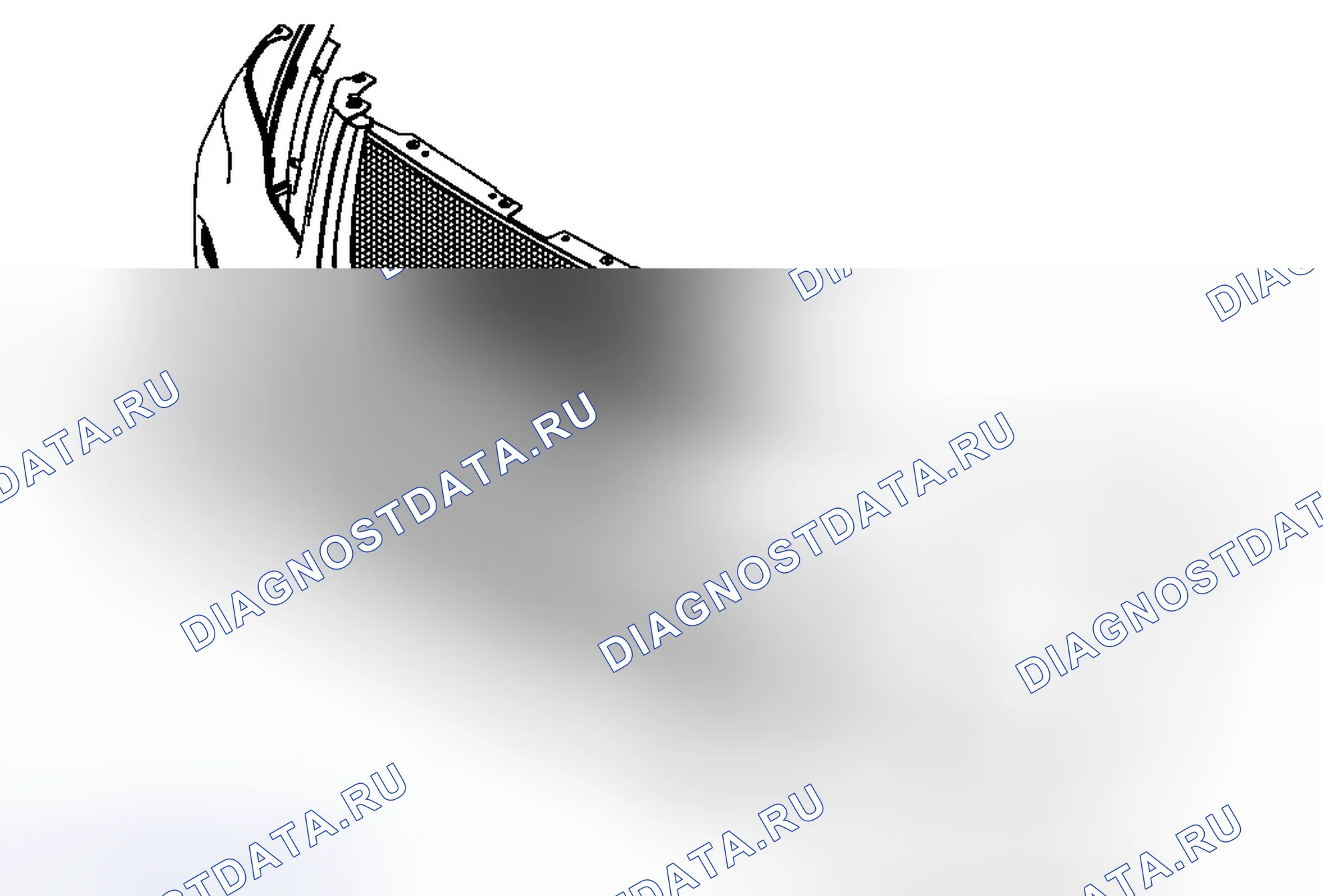 Рис. 51: Замена передней бампера Fascia (Acadia). Chevrolet Traverse I