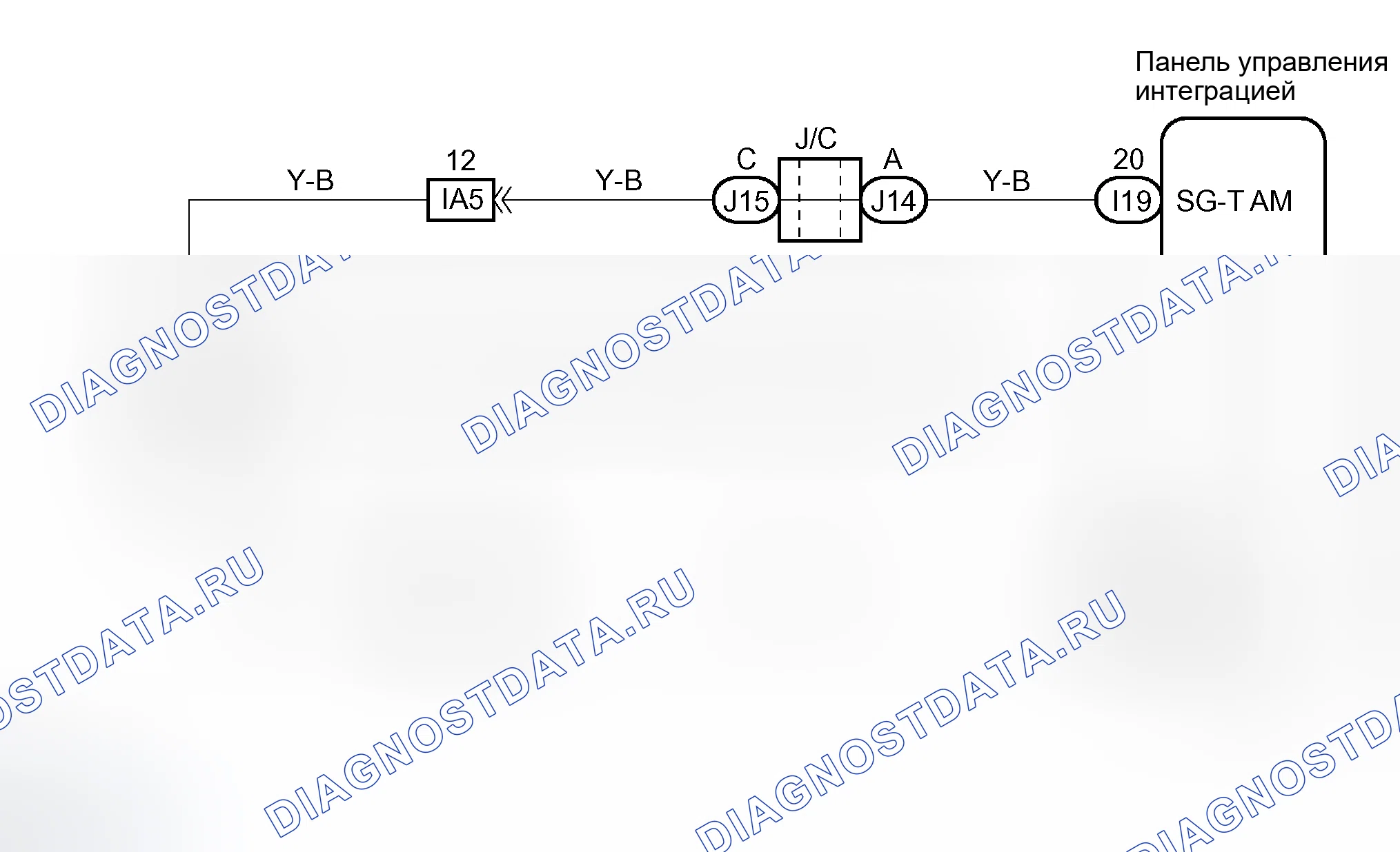 Рис. 35: электросхема. Toyota Sequoia I рестайлинг
