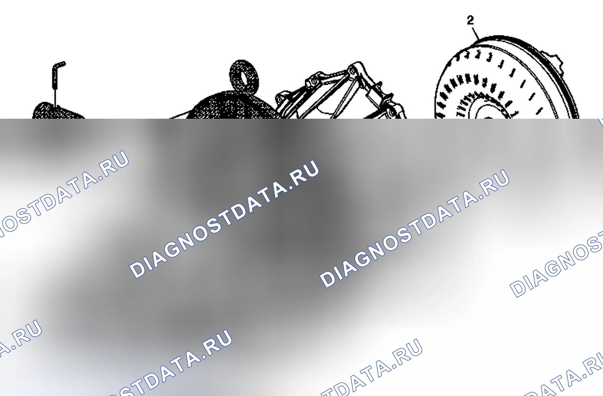 Рис. 298: Установка гидротрансформатора и снятие удерживающего приспособления (6L90). Cadillac CTS II