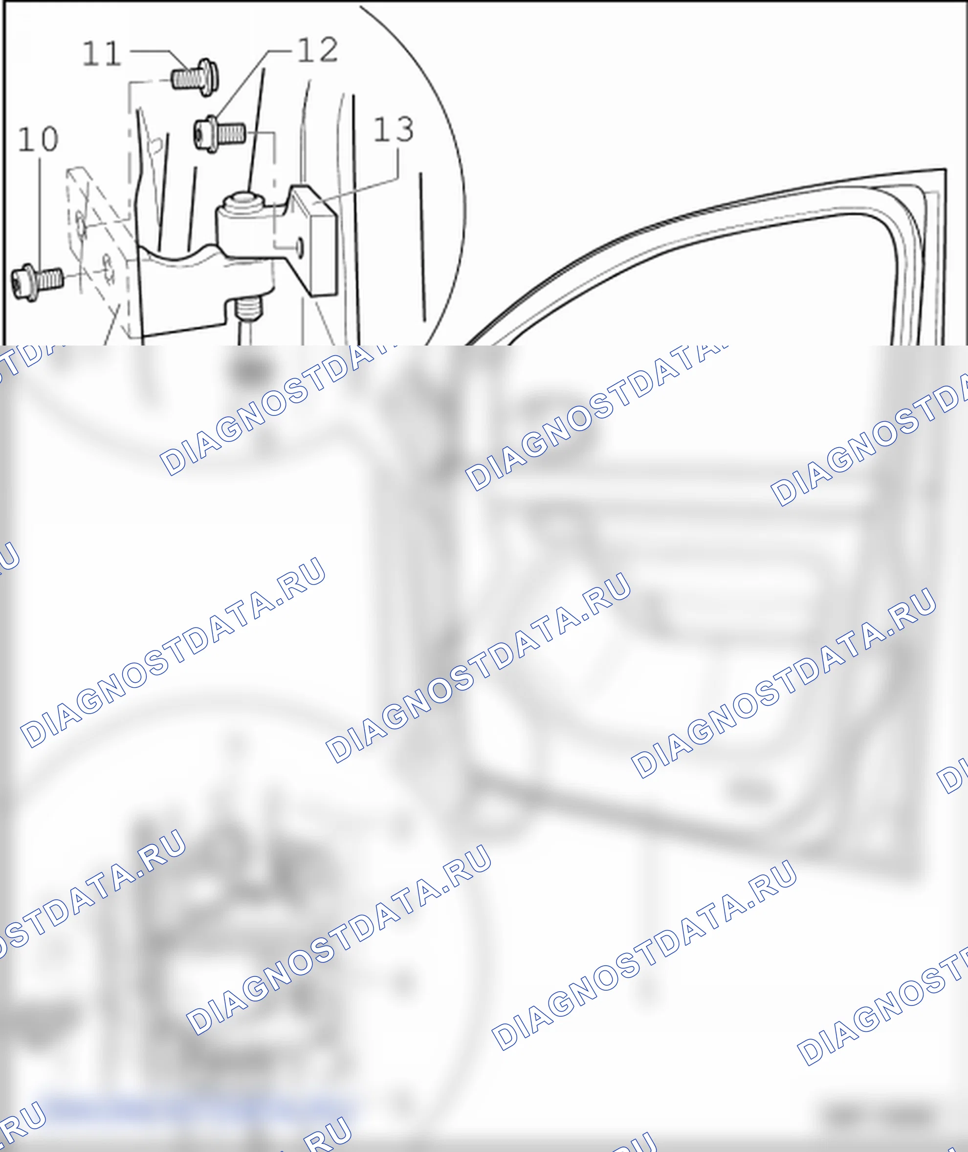 Передняя дверь. Volkswagen Touran I