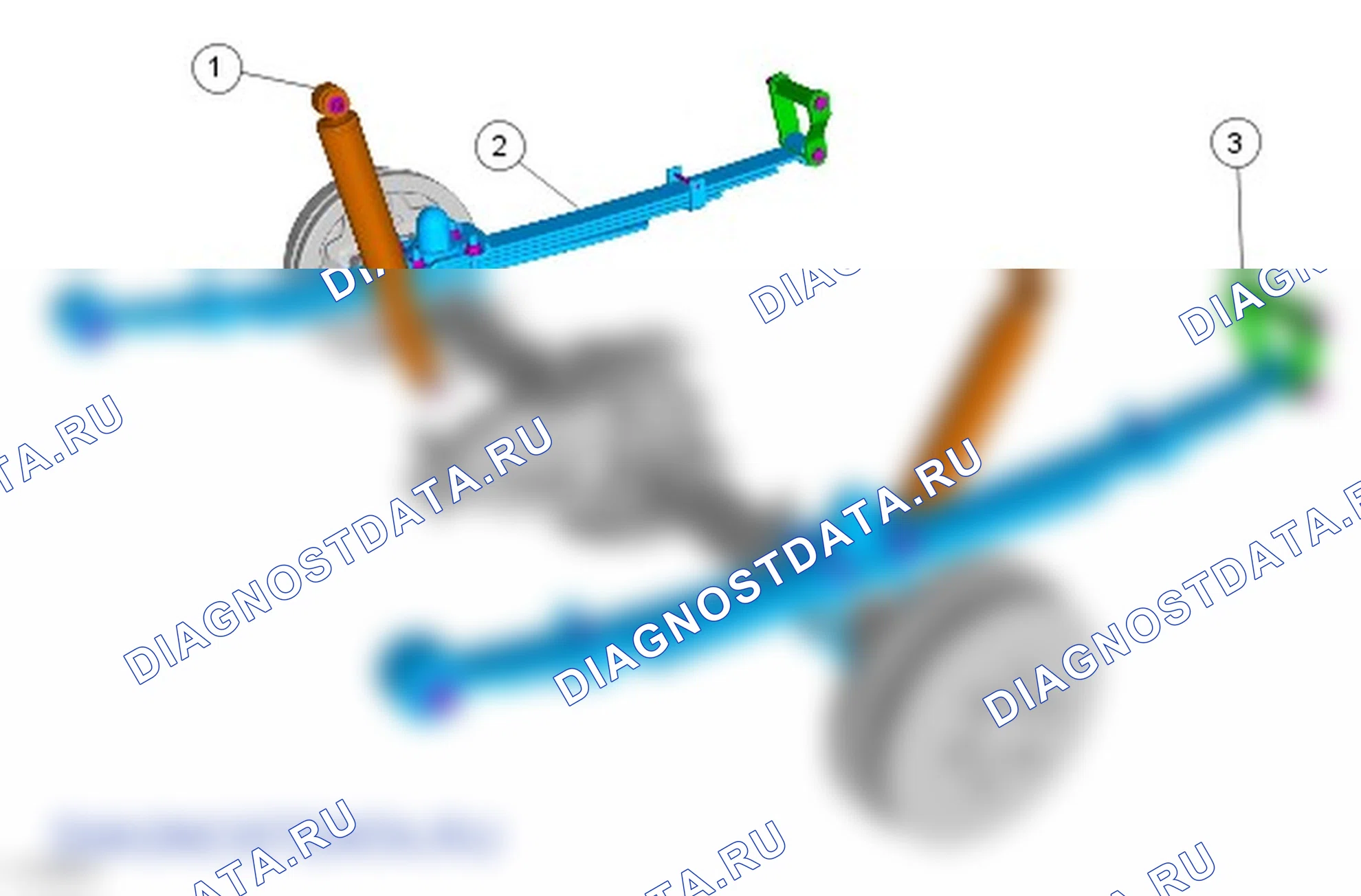 Задняя подвеска: описание и работа. Ford Ranger T6
