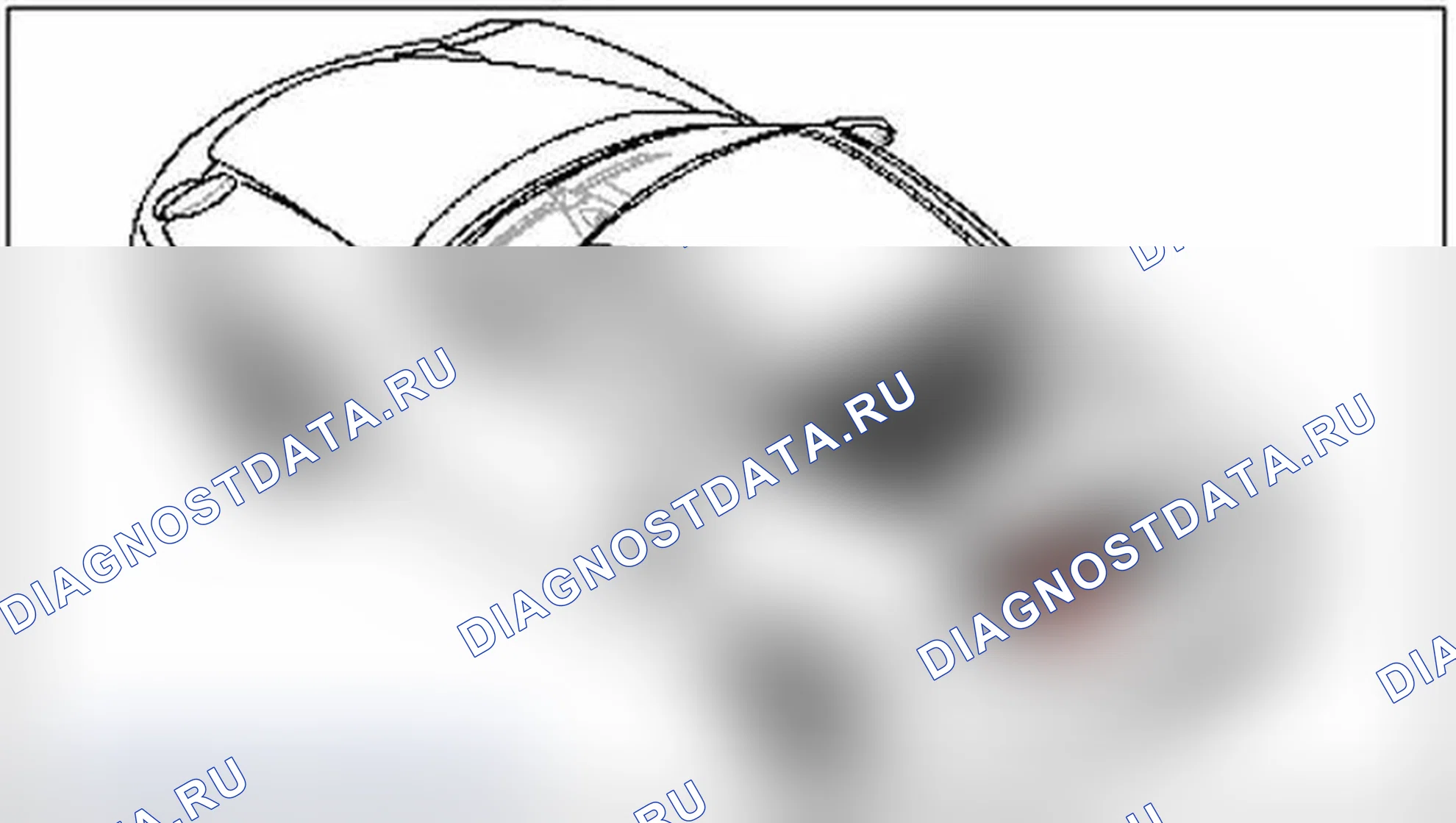 Рис. 104: Удаление багажной сетки. Porsche Boxster S 987