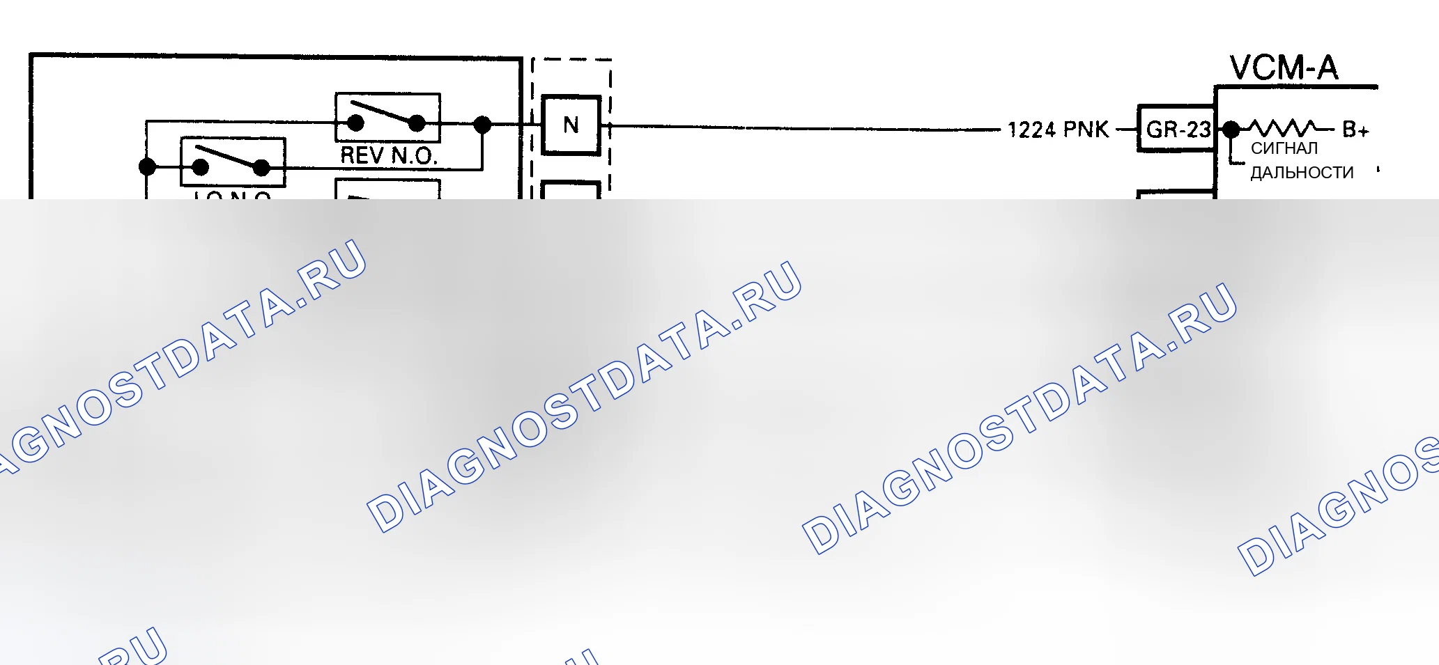 Рис. 190: Код P0712, Принципиальная схема (серия 4.3L S и T) Предоставлено General Motors Corp.. Chevrolet Suburban C2500 
