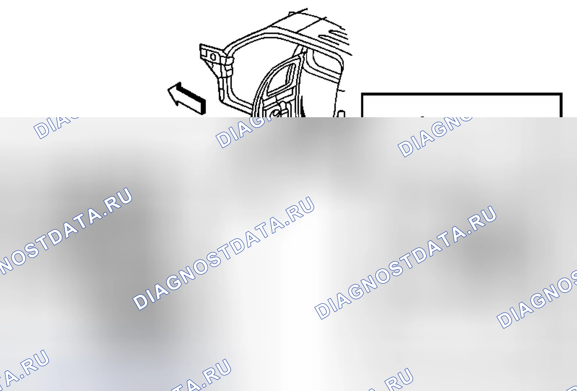 Рис. 89: Замена звена проверки задней боковой двери. Chevrolet Captiva I рестайлинг 2