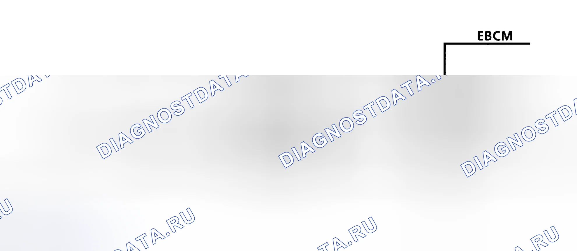 Рис. 9: A014 кода, схема, включение контактов реле или размыкание предохранителя. Hyundai Tuscani I