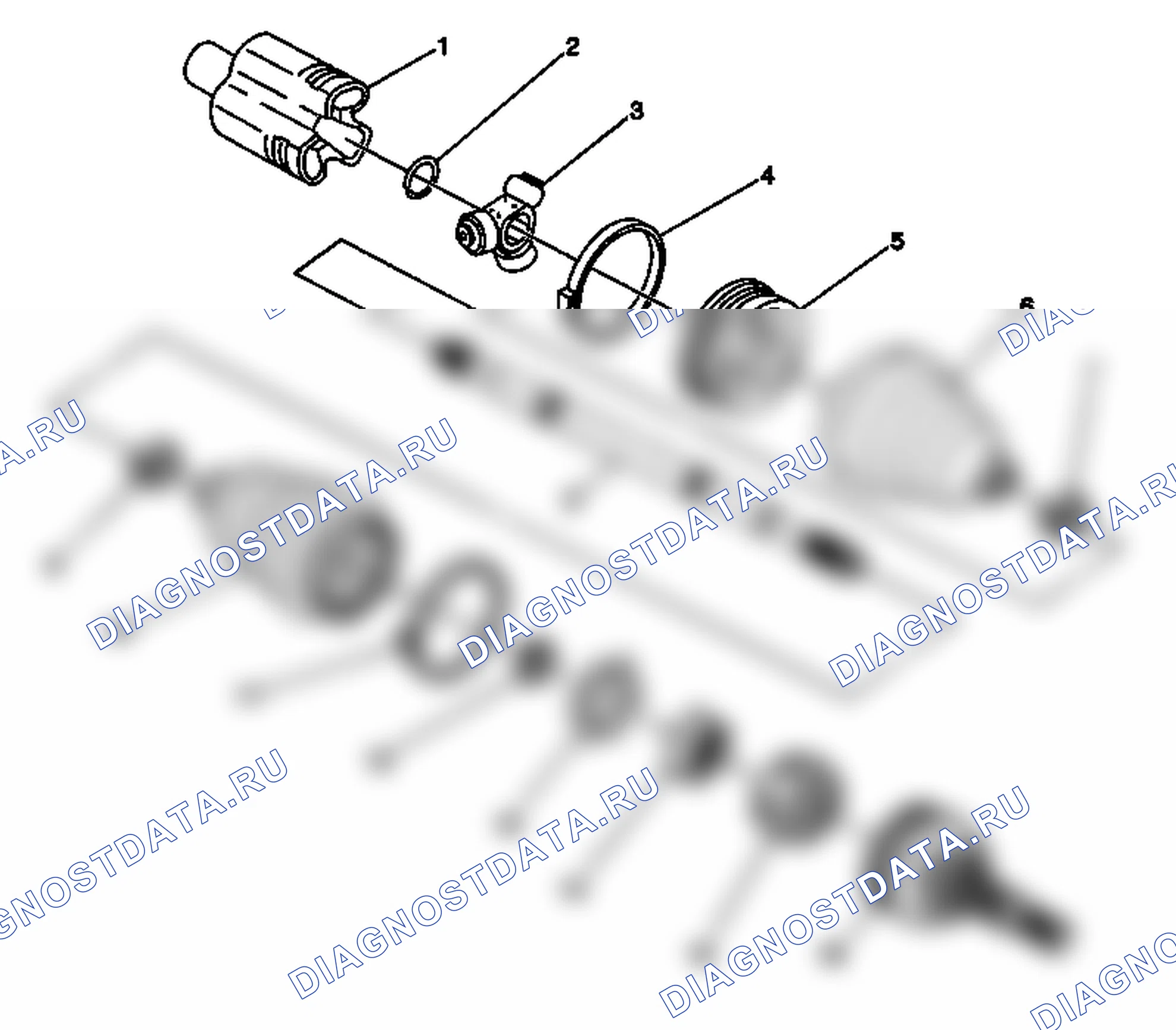 Рис. 1: Разборка приводных валов колес. Saturn ION I