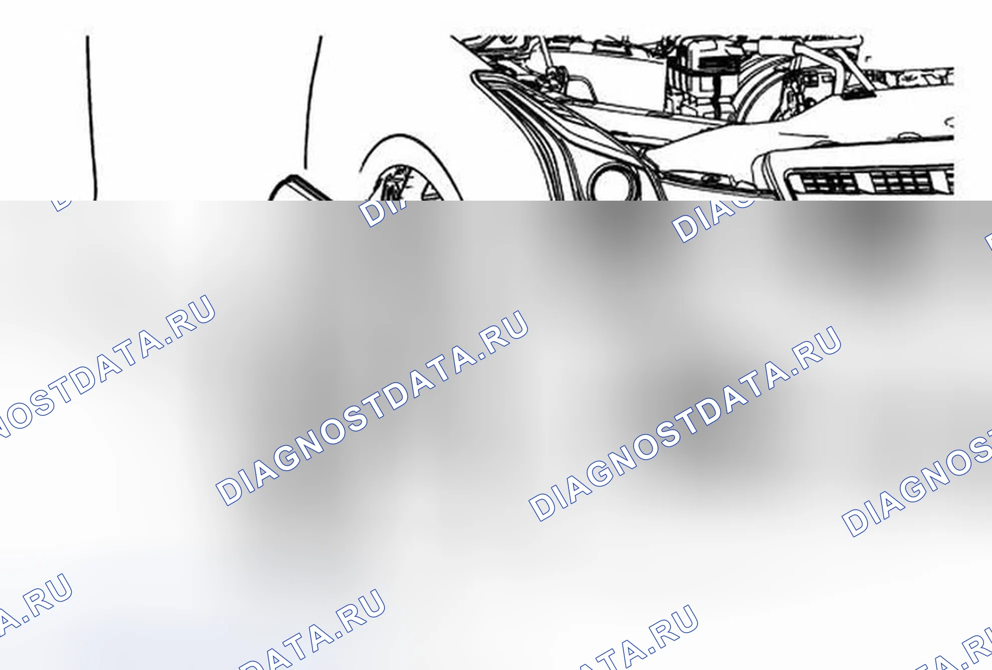 Рис. 19: Замена контейнера растворителя омывателя ветрового стекла (с CE4). Cadillac ATS I