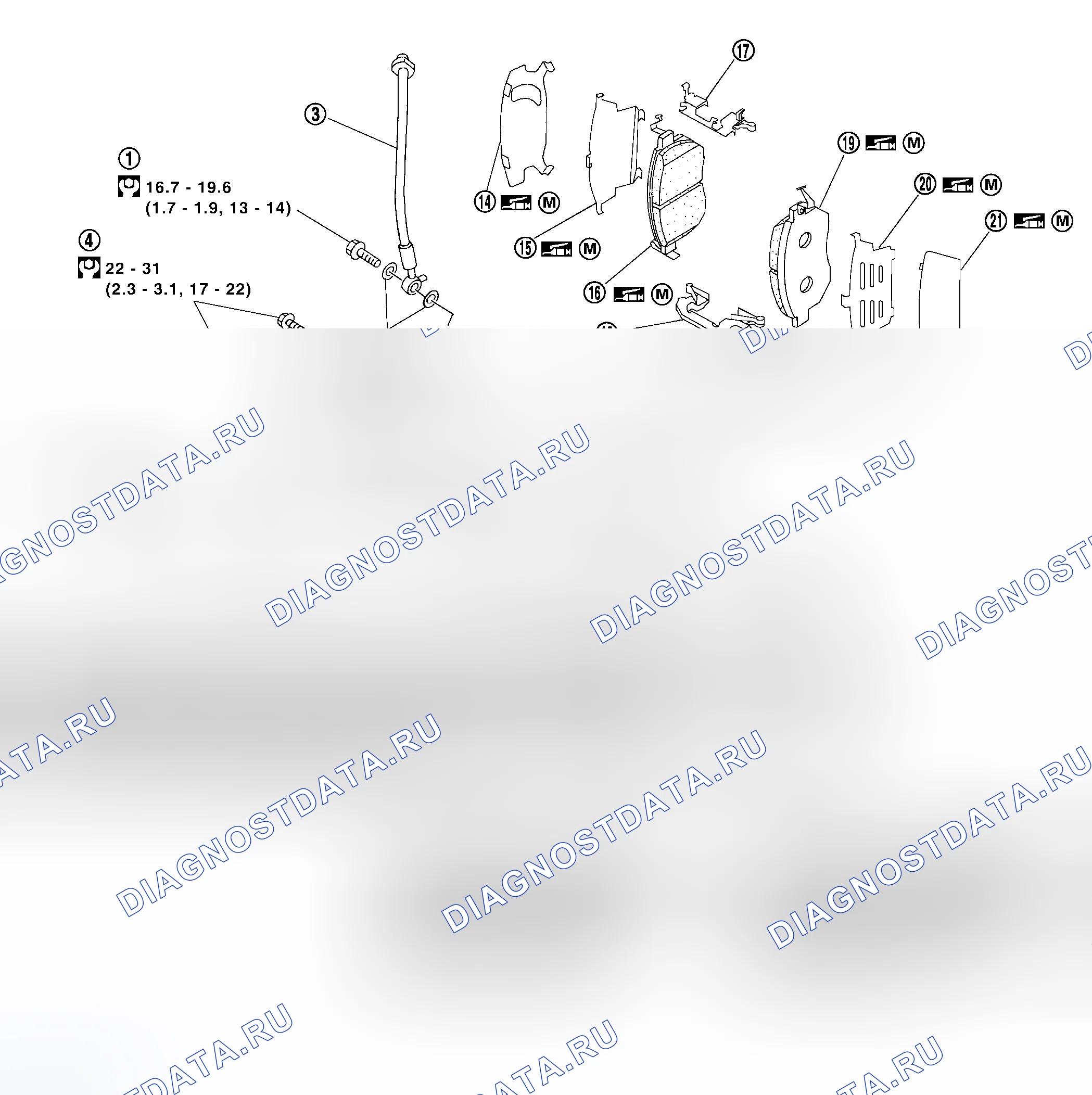Рис. 13: Компонент. Honda Rafaga I