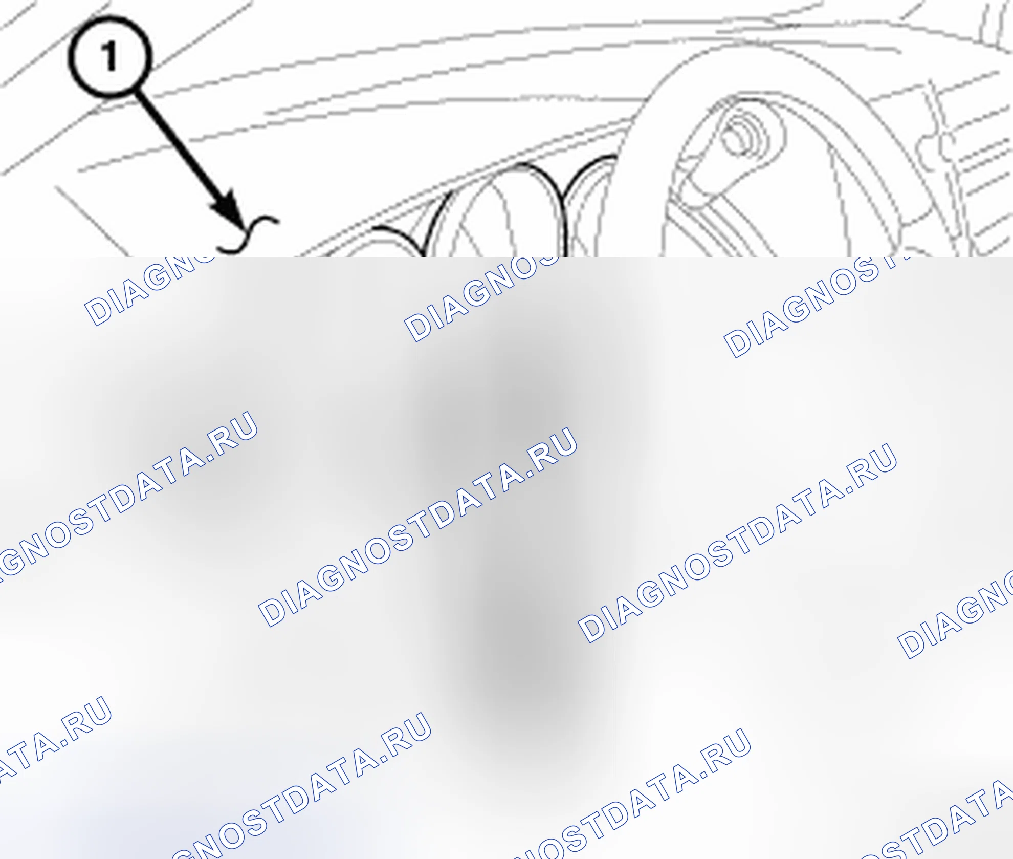 Рис. 582: ПРИБОРНАЯ ПАНЕЛЬ. Chrysler Town & Country V