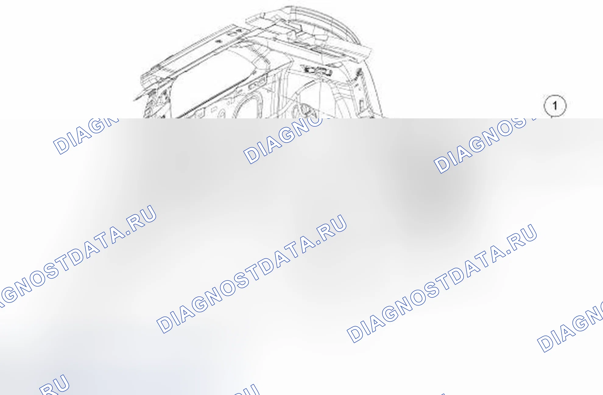 Рис. 35: Динамик сабвуфера. Ford Edge I