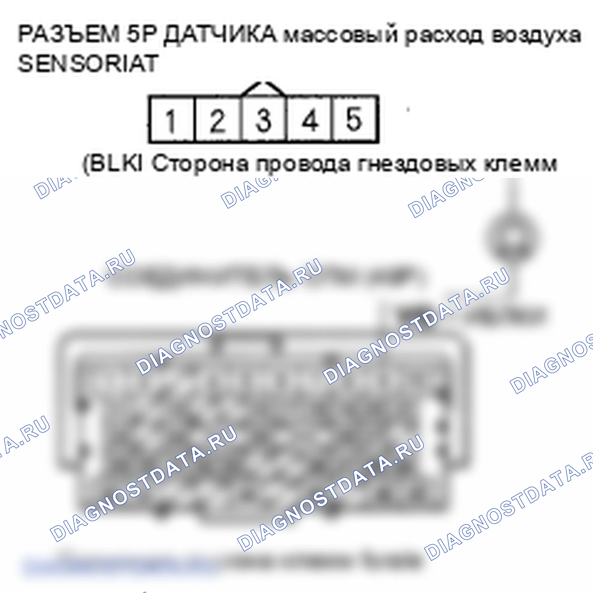 Рис. 69: P0103 расшифровка кода ошибки: высокое напряжение цепи датчика массовый расход воздуха. Honda Ridgeline I рестайлинг
