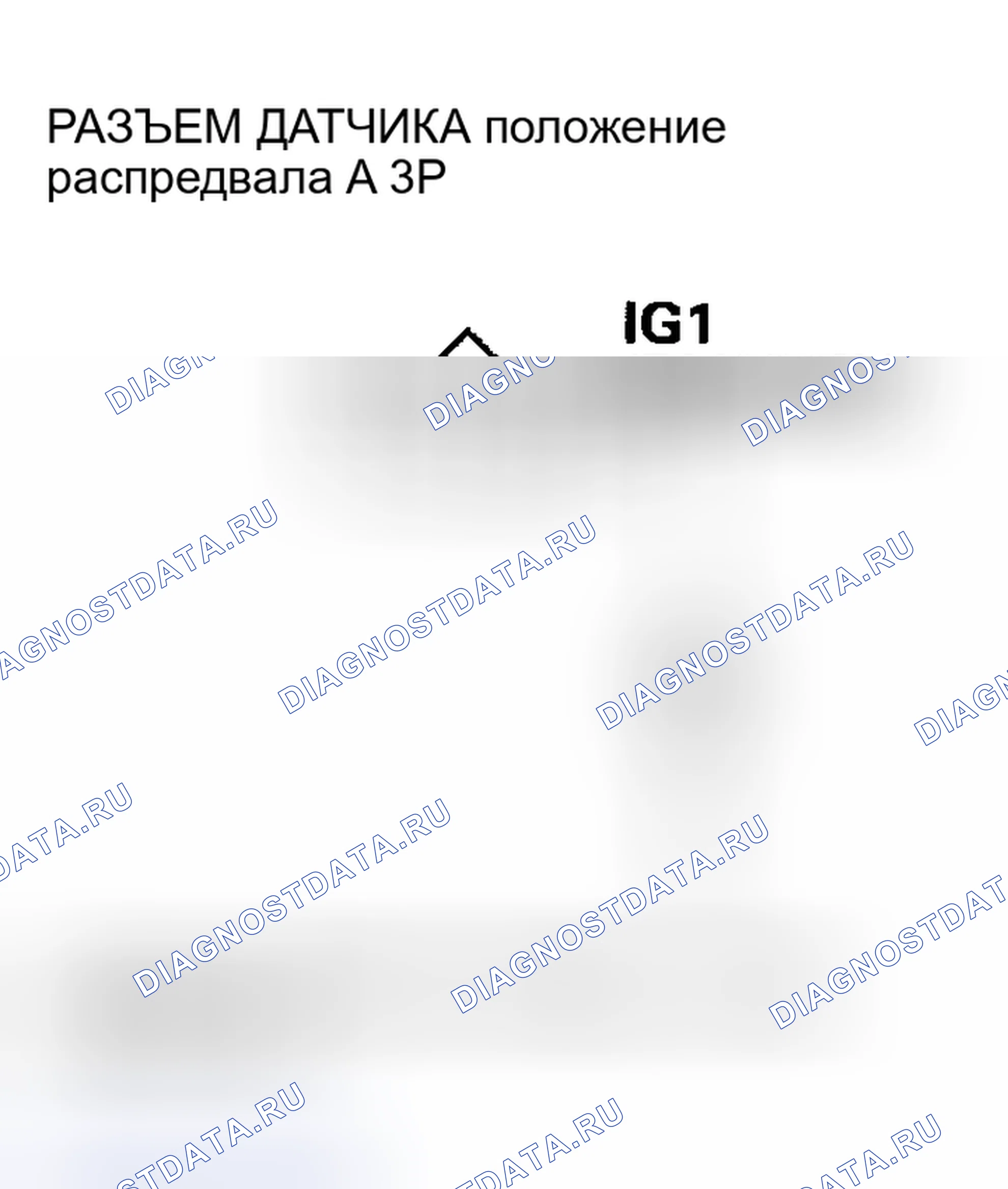 Рис. 233: P0340 расшифровка кода ошибки: датчик положение распредвала A нет сигнала. Honda CR-V II рестайлинг