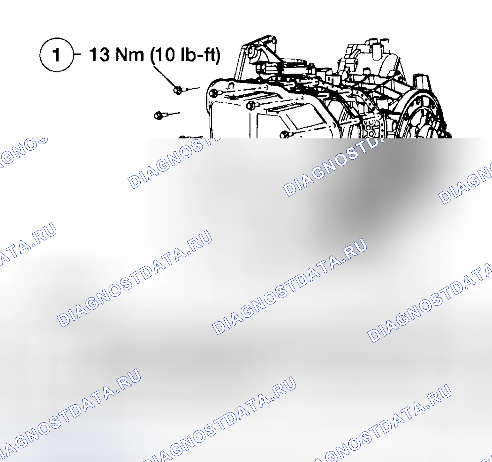 Рис. 638: ОСНОВНАЯ КРЫШКА УПРАВЛЕНИЯ И ПРОКЛАДКА. Mazda Tribute I рестайлинг