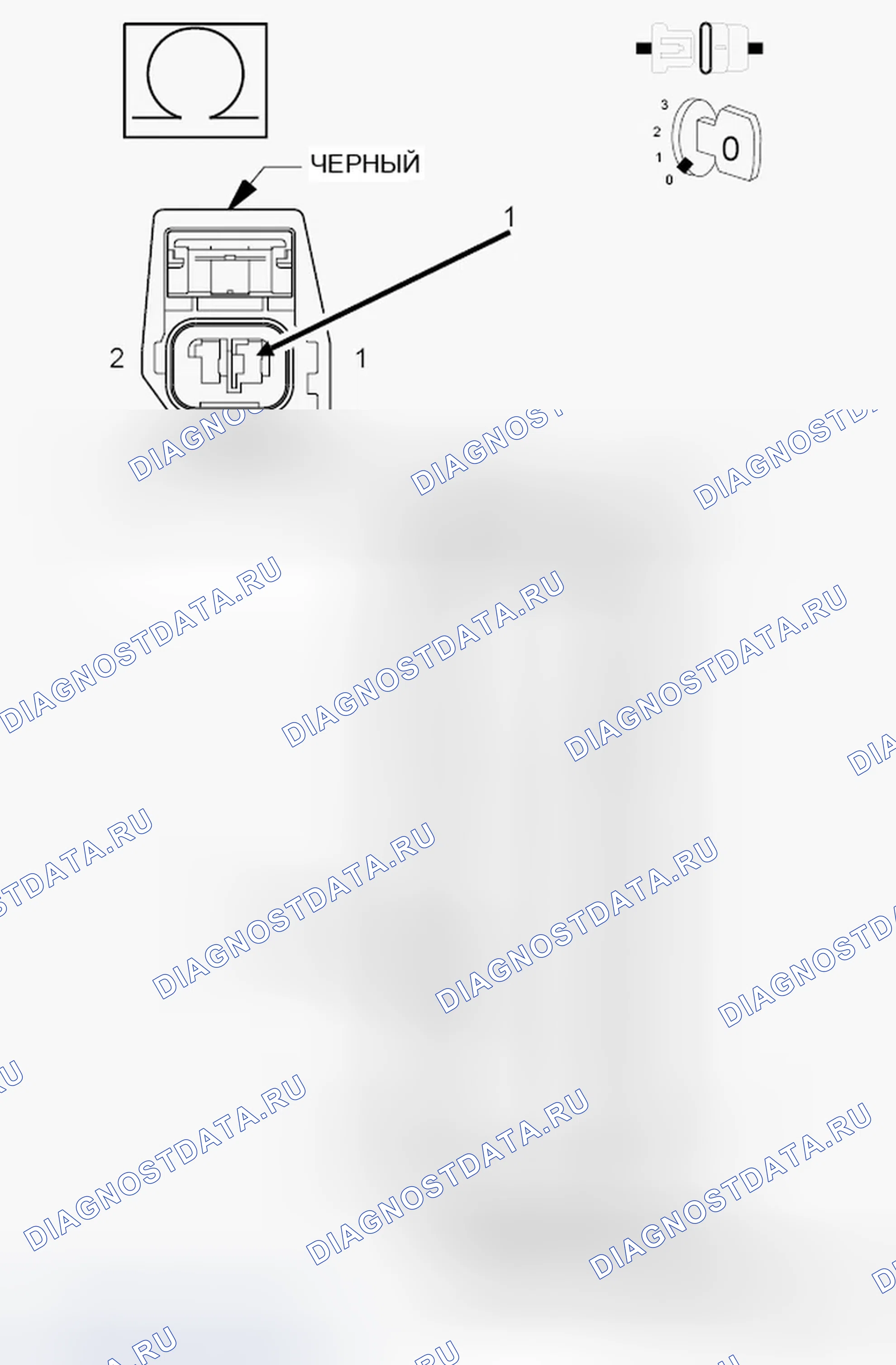 Рис. 590: ДИАГНОСТИЧЕСКИЙ ТЕСТ. Chrysler Town & Country V рестайлинг
