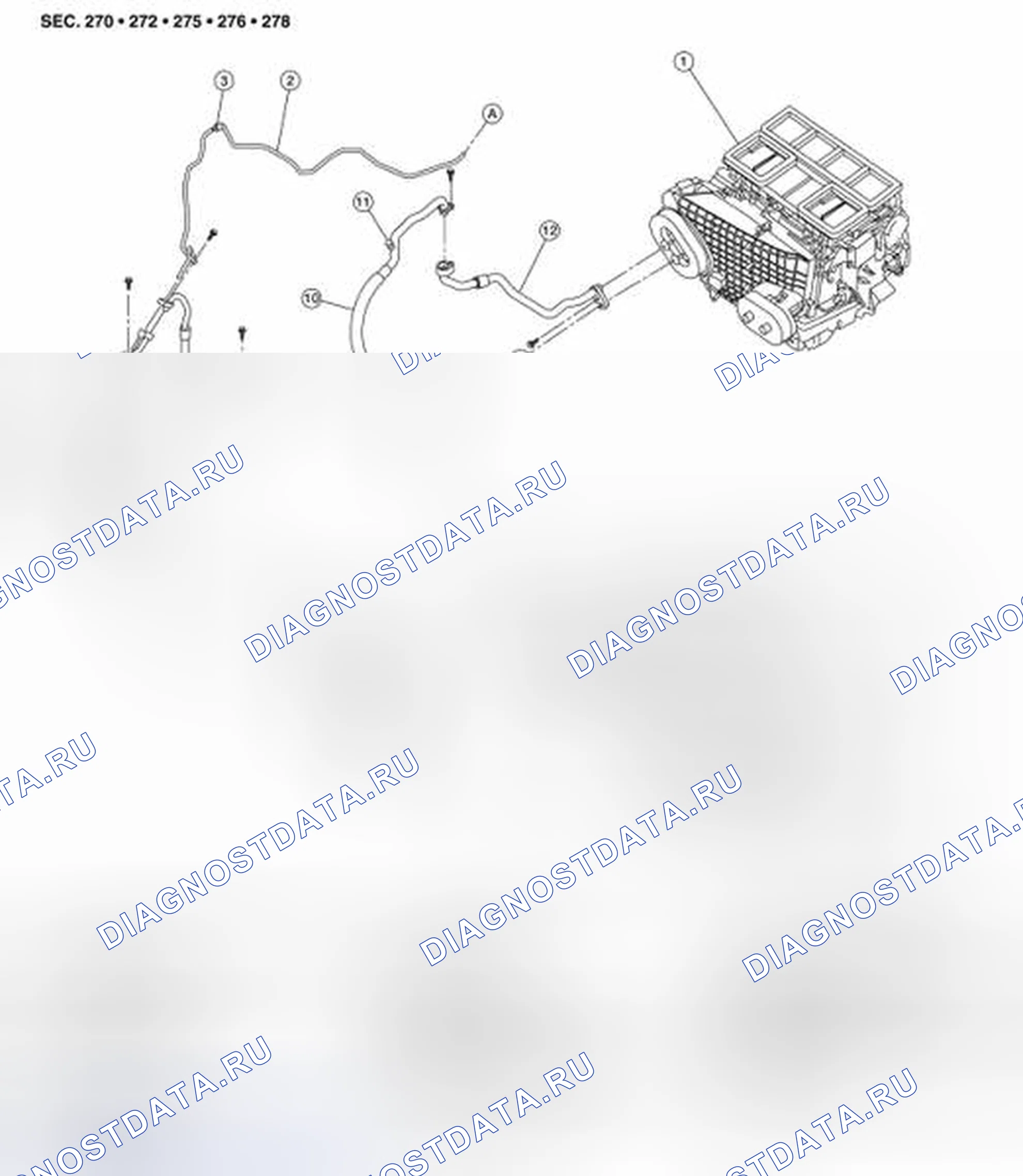 Рис. 210: УПЛОТНИТЕЛЬНОЕ КОЛЬЦО И СОЕДИНЕНИЕ ХЛАДАГЕНТА. Honda Passport I