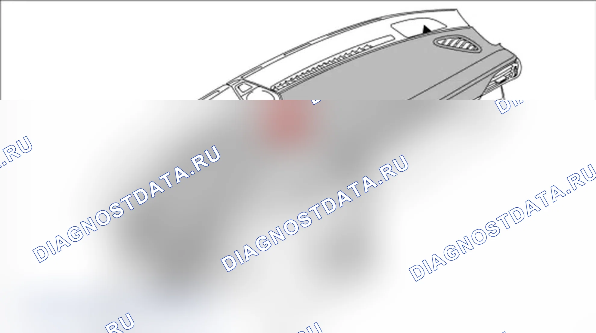 Рис. 55: Снятие промежуточной детали для крышки размораживателя. Porsche 911 GT3 997