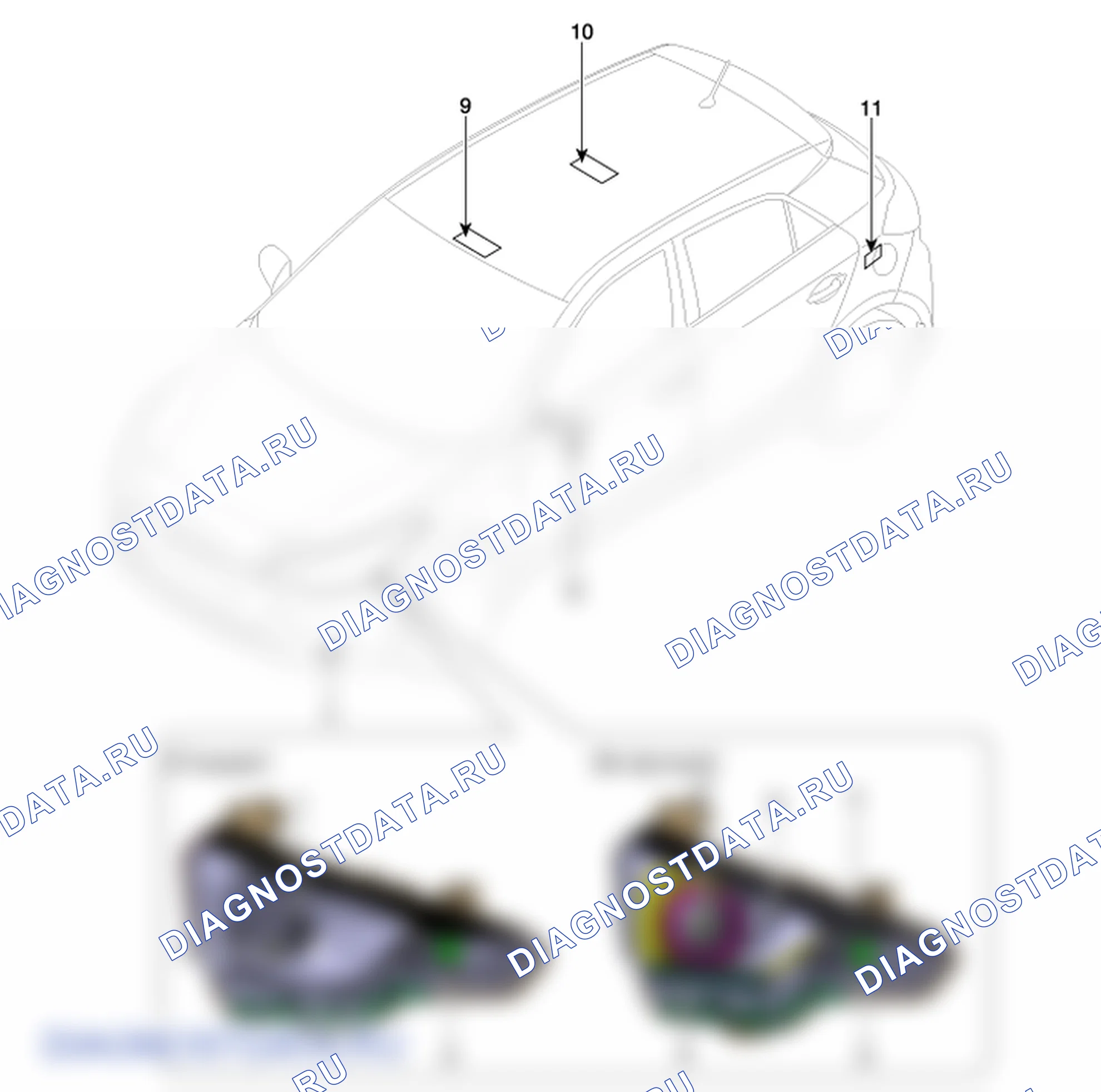 Компоненты и их расположение. Hyundai i20 GB