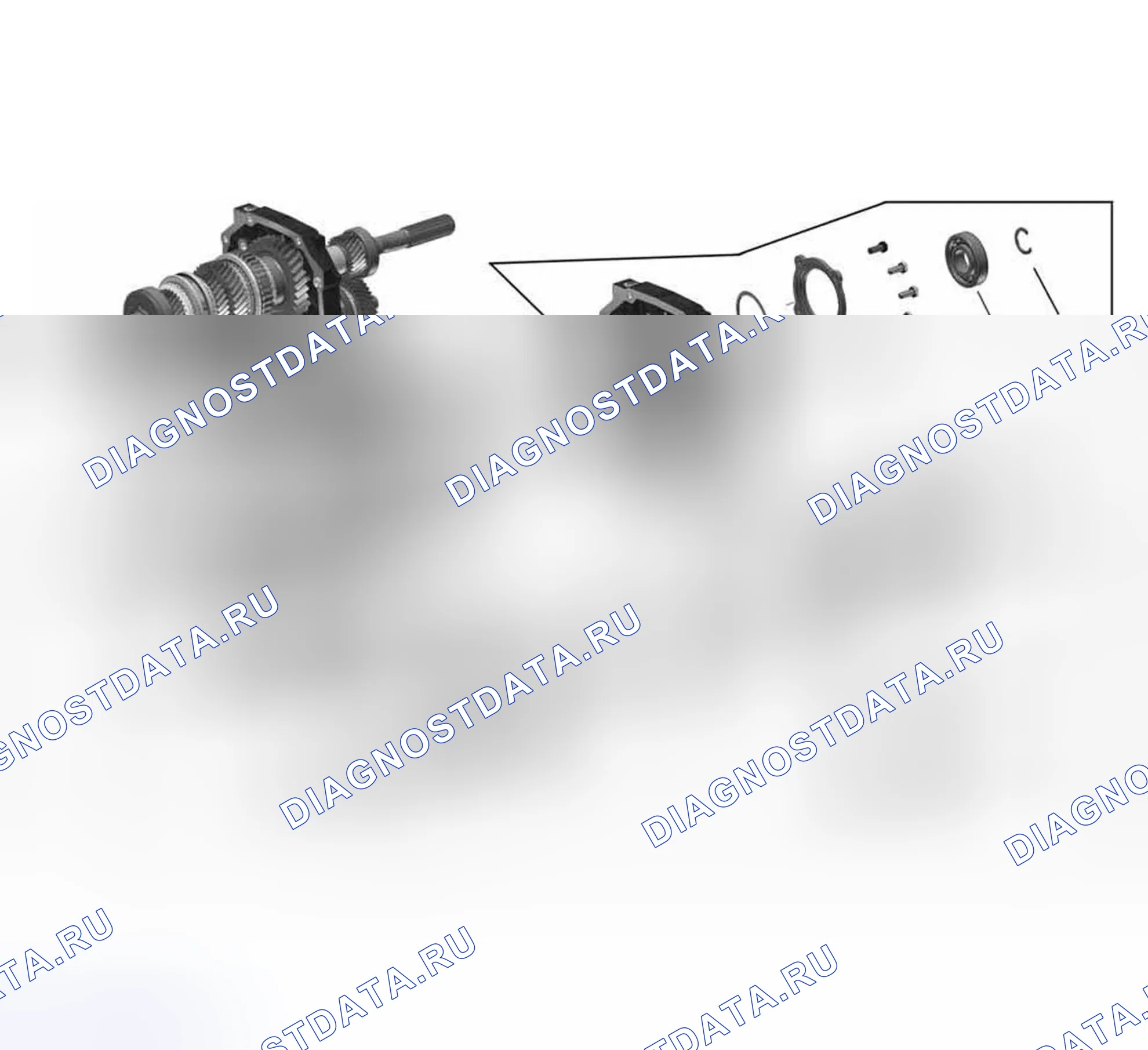 Схема расположения узла трансмиссии — Great Wall Wingle-5. Great-Wall Wingle 5 I