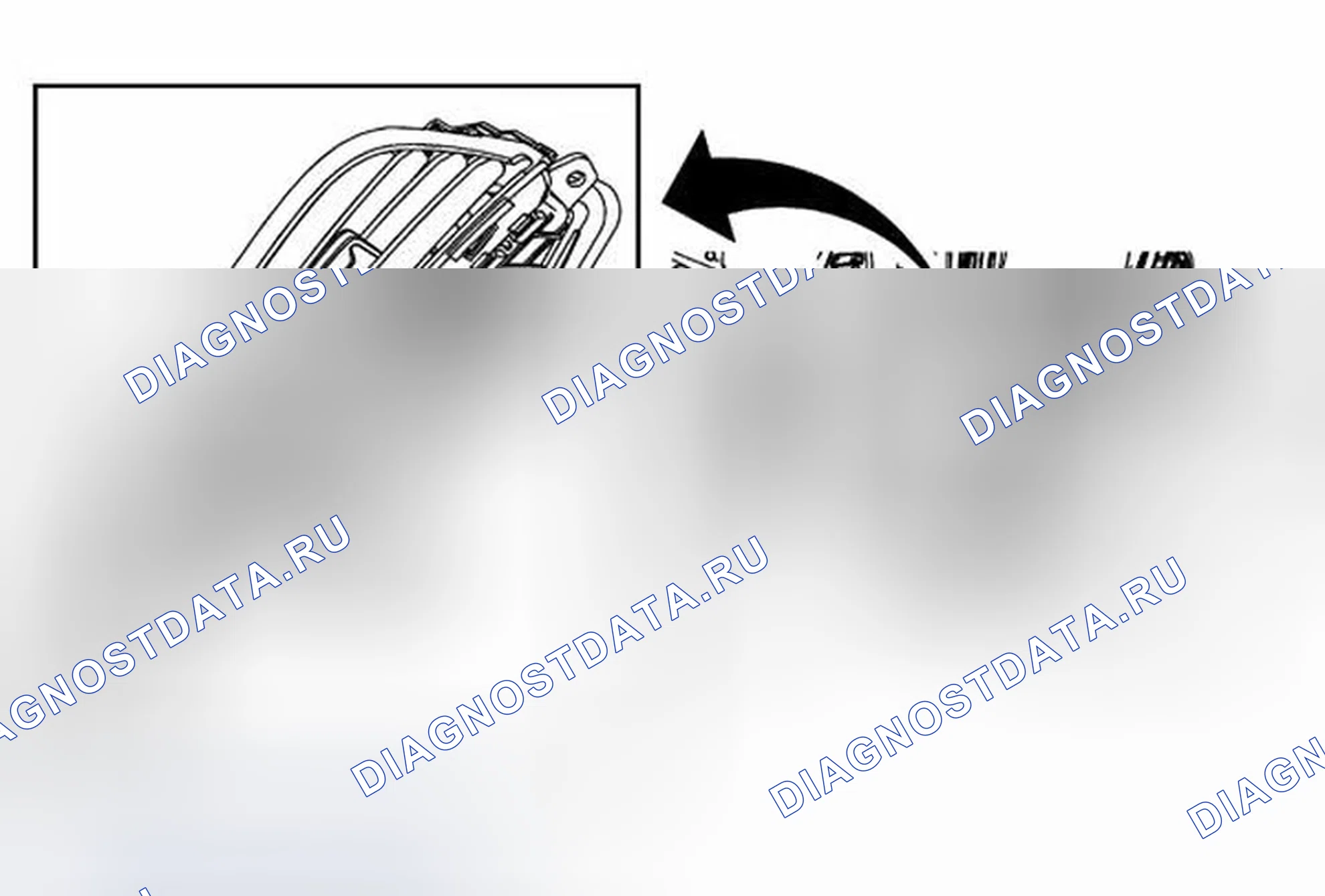 Рис. 2: Замена зажигания и пускового выключателя. Cadillac ATS I