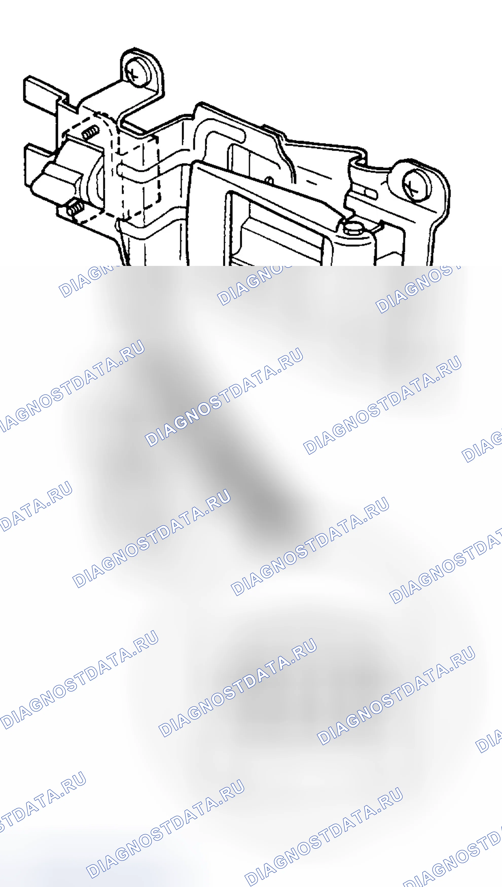 Рис. 6: ИСПЫТАНИЕ ВЫКЛЮЧАТЕЛЯ ПАССАЖИРА. Honda Civic II