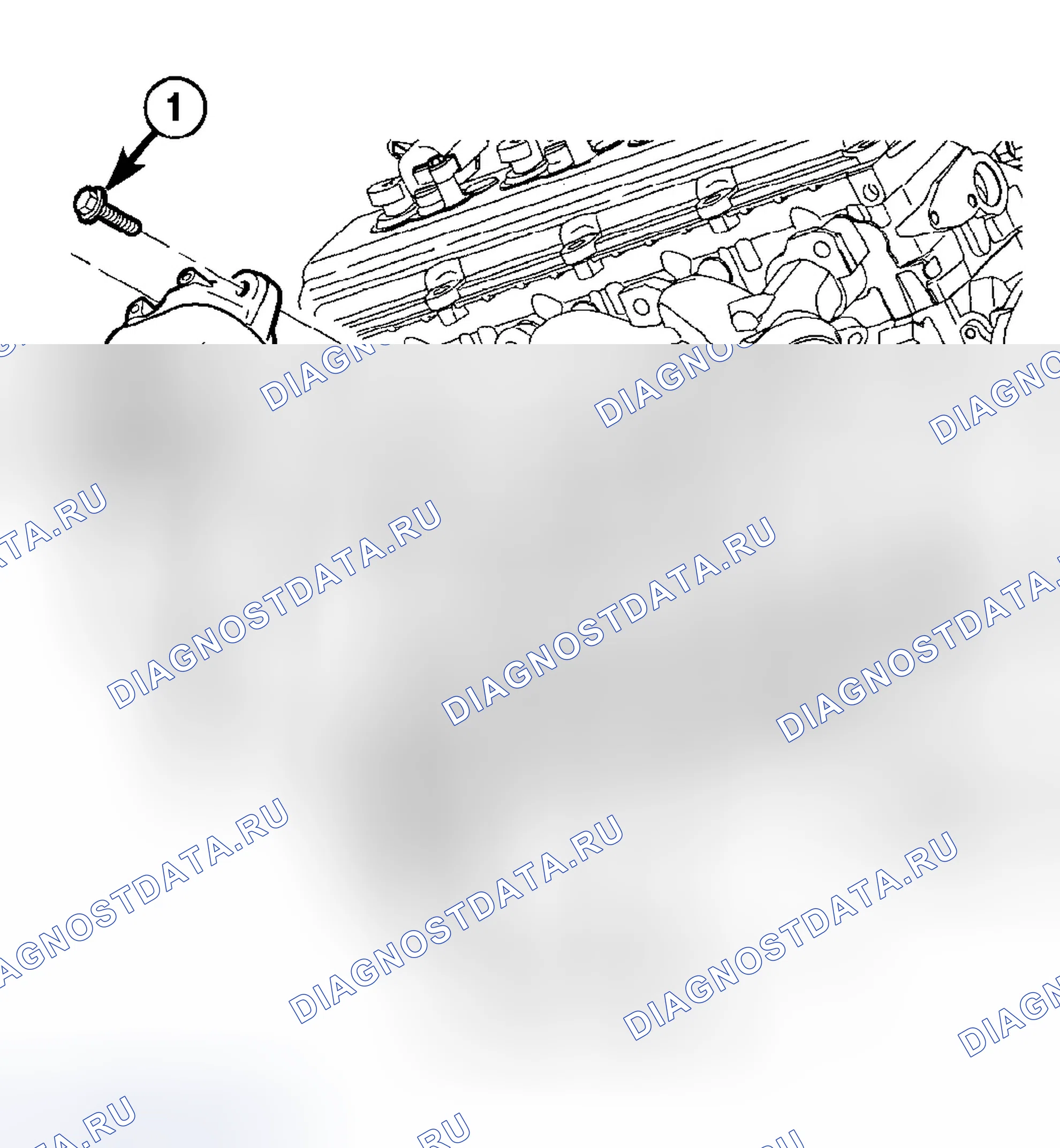 Рис. 395: ВЫПУСКНОЙ КОЛЛЕКТОР. Dodge Magnum I