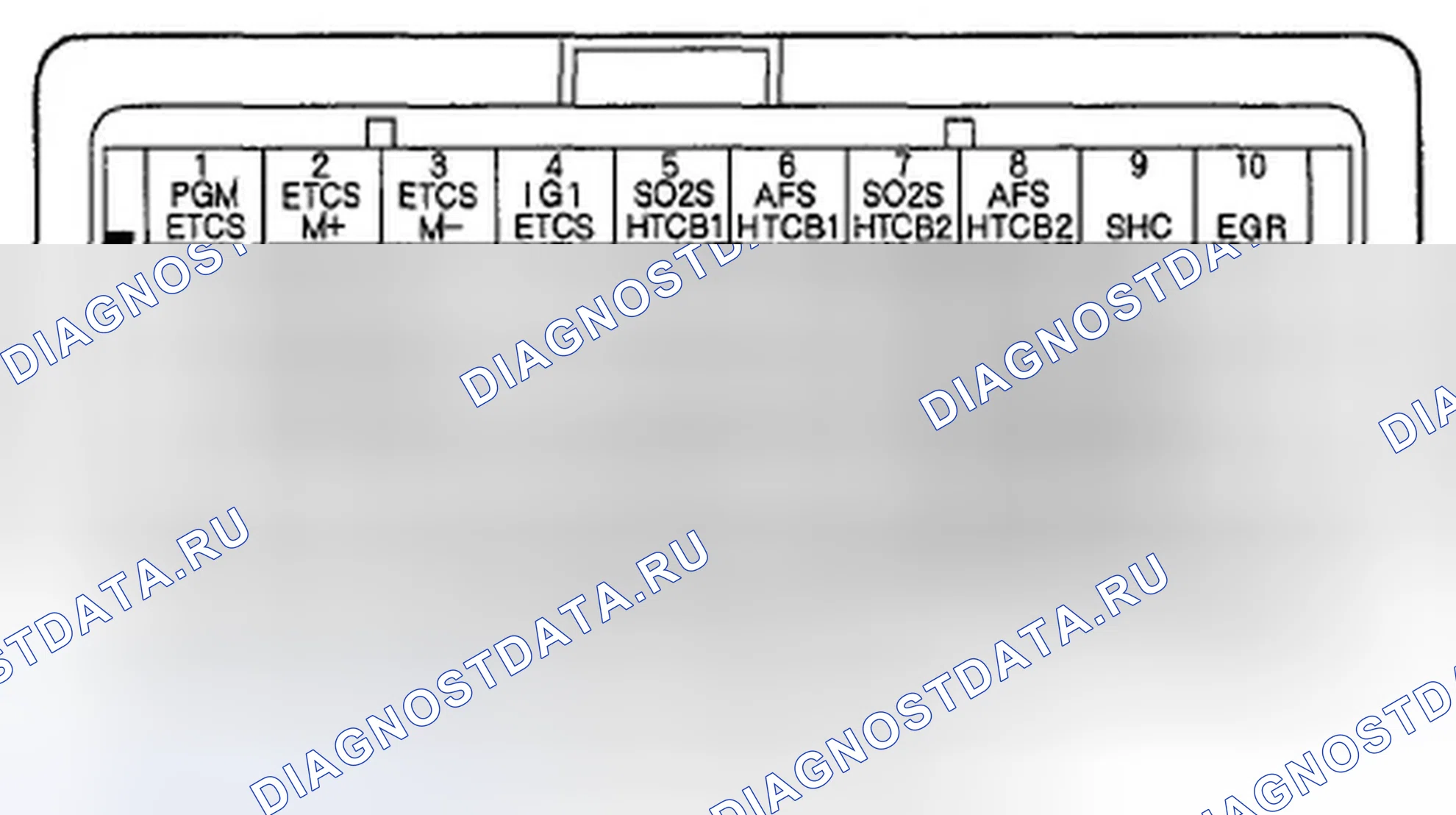 Рис. 15: Входы и выходы ИКМ разъема C (o) (49P). Acura TSX II