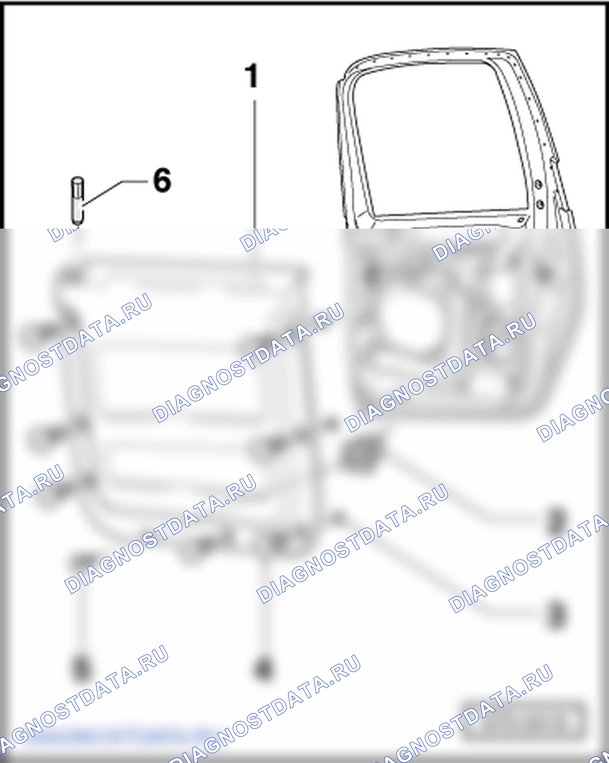 Облицовки дверей. Skoda Roomster I