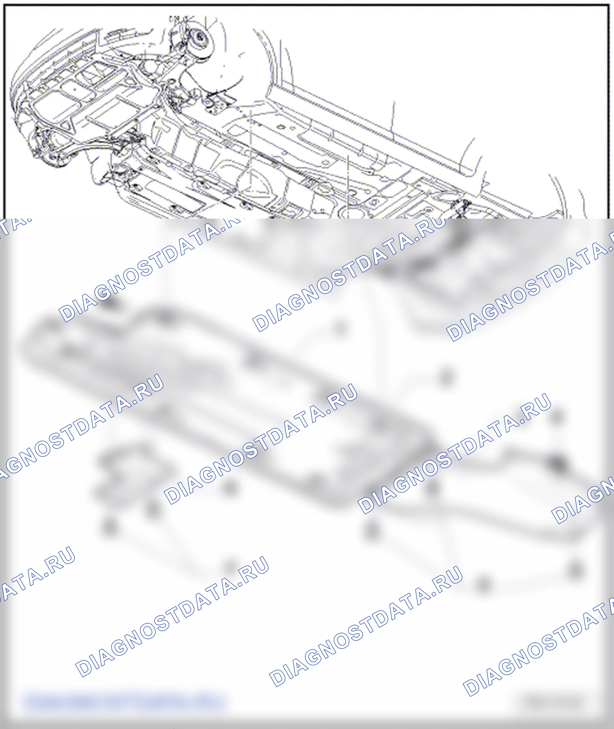Облицовка днища. Volkswagen Golf Mk5