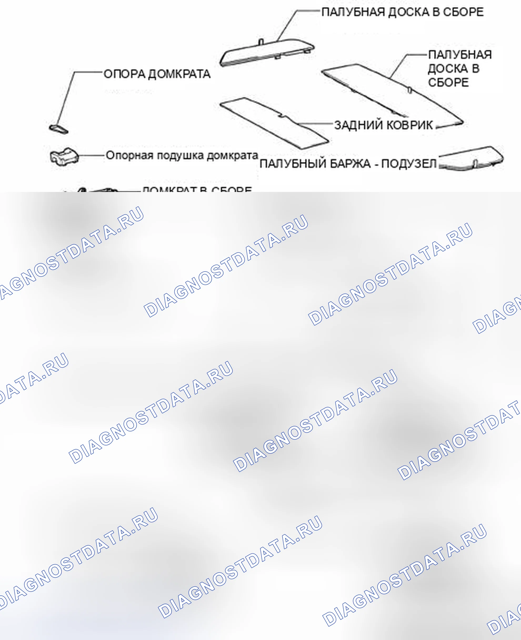 Рис. 108: КОМПОНЕНТЫ. Toyota Highlander II
