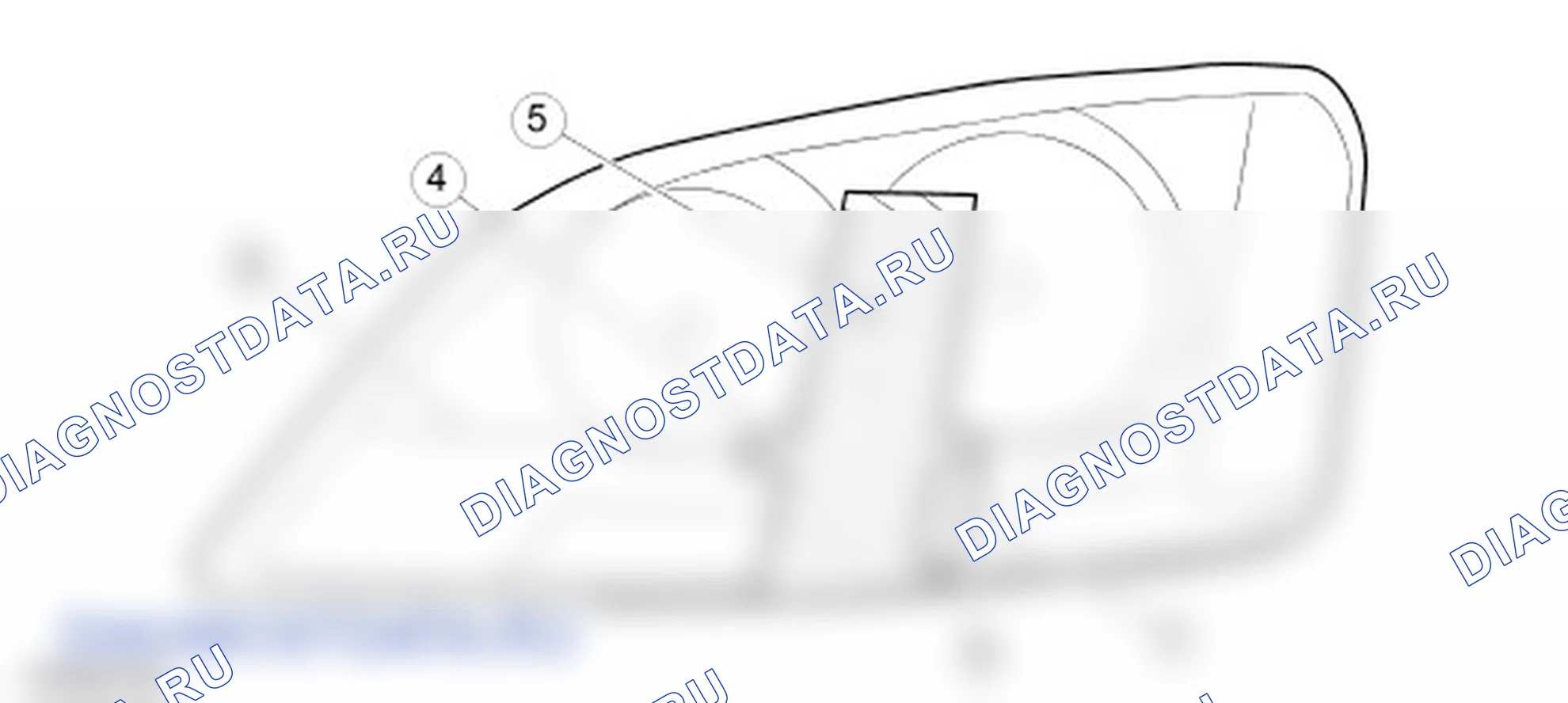 Закрывание участков фар. Ford C-MAX I рестайлинг