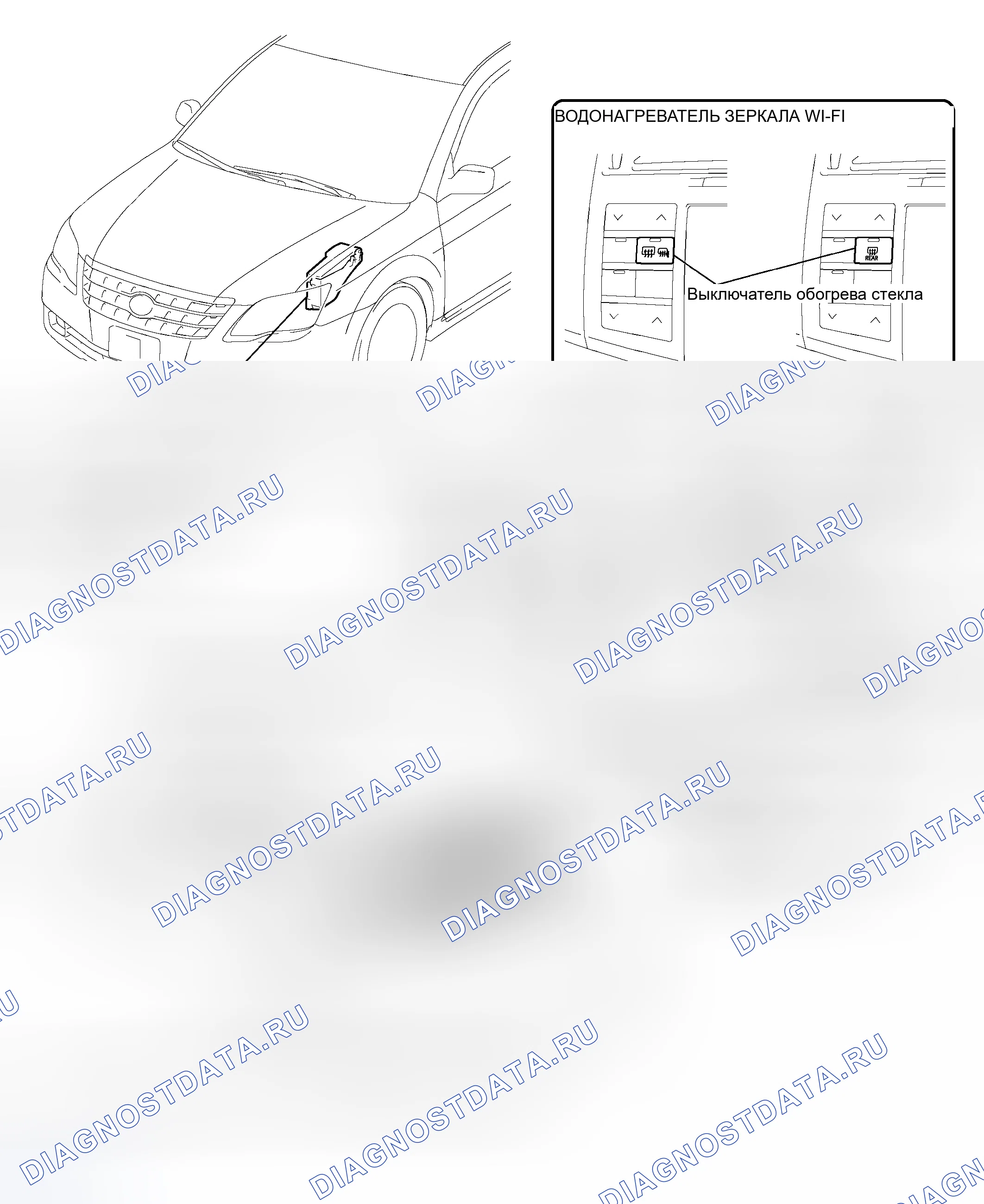 Рис. 77: РАСПОЛОЖЕНИЕ ДЕТАЛЕЙ. Toyota Avalon XX30