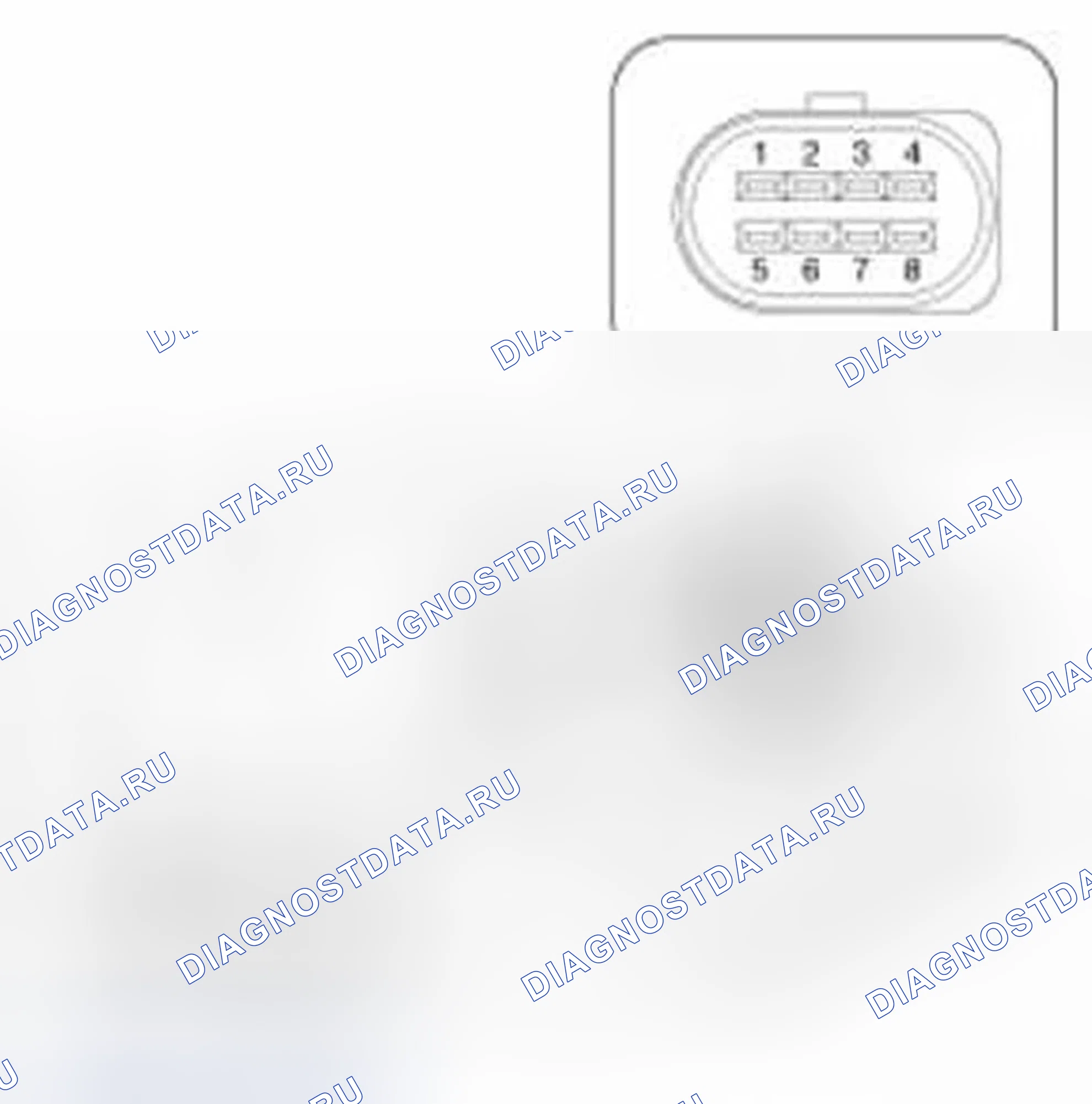 Рис. 95: Проверка переключателя блокировки задней двери. Hyundai Equus II