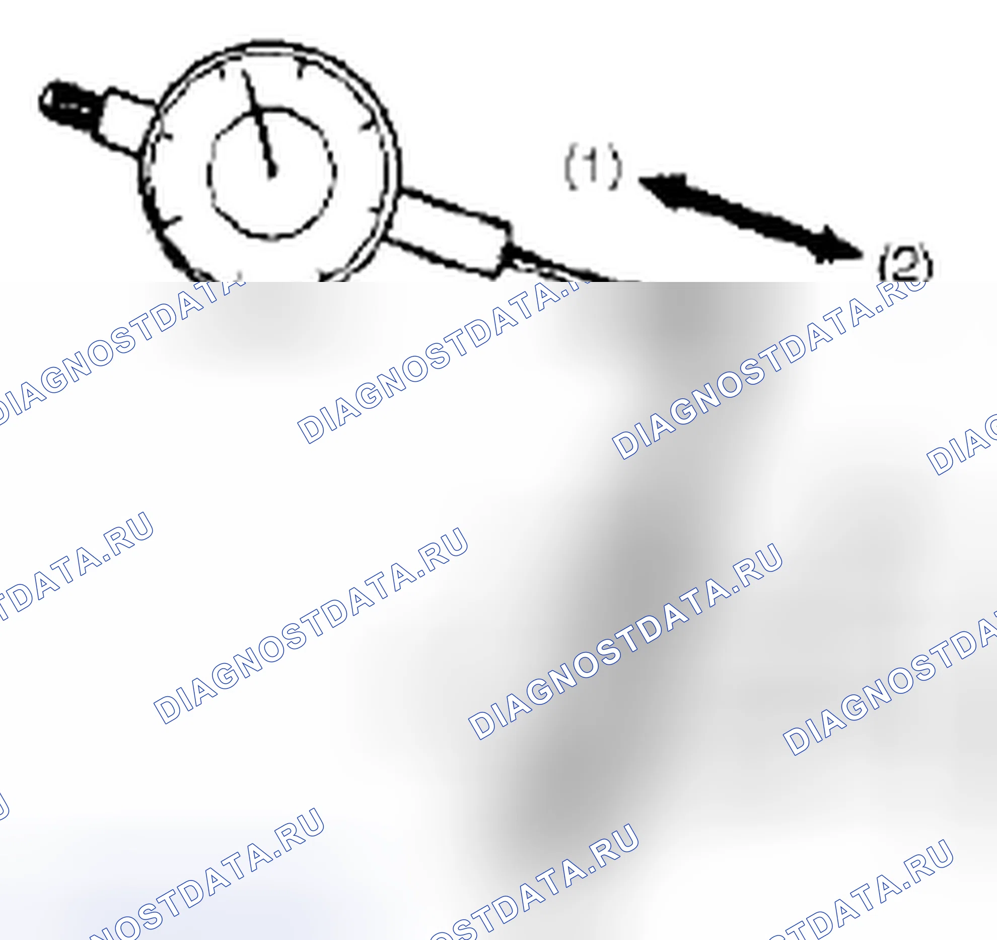 Рис. 164: Отклонение торца штока клапана. Suzuki SX4 I