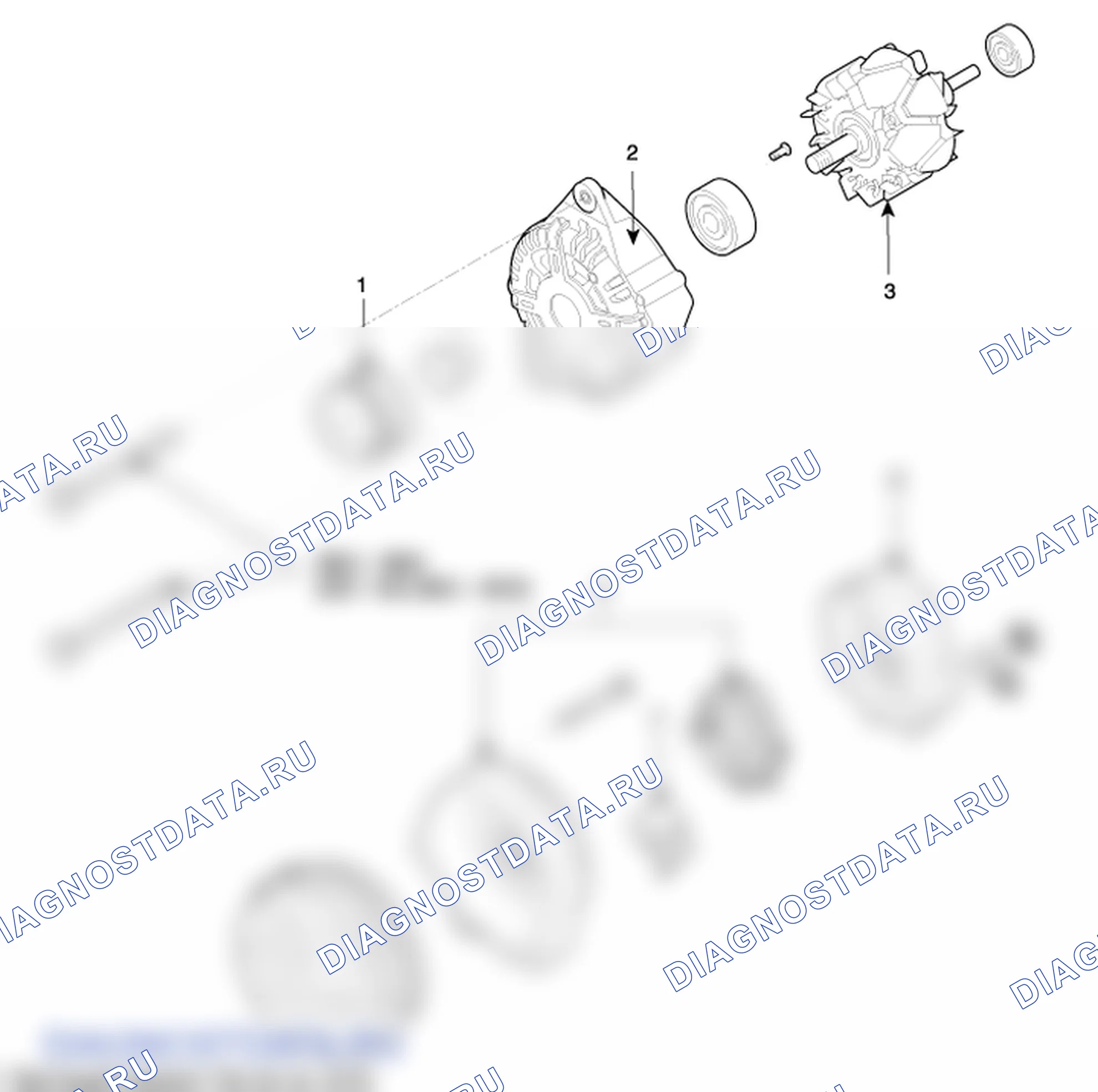 Детали генератора. Hyundai i20 GB