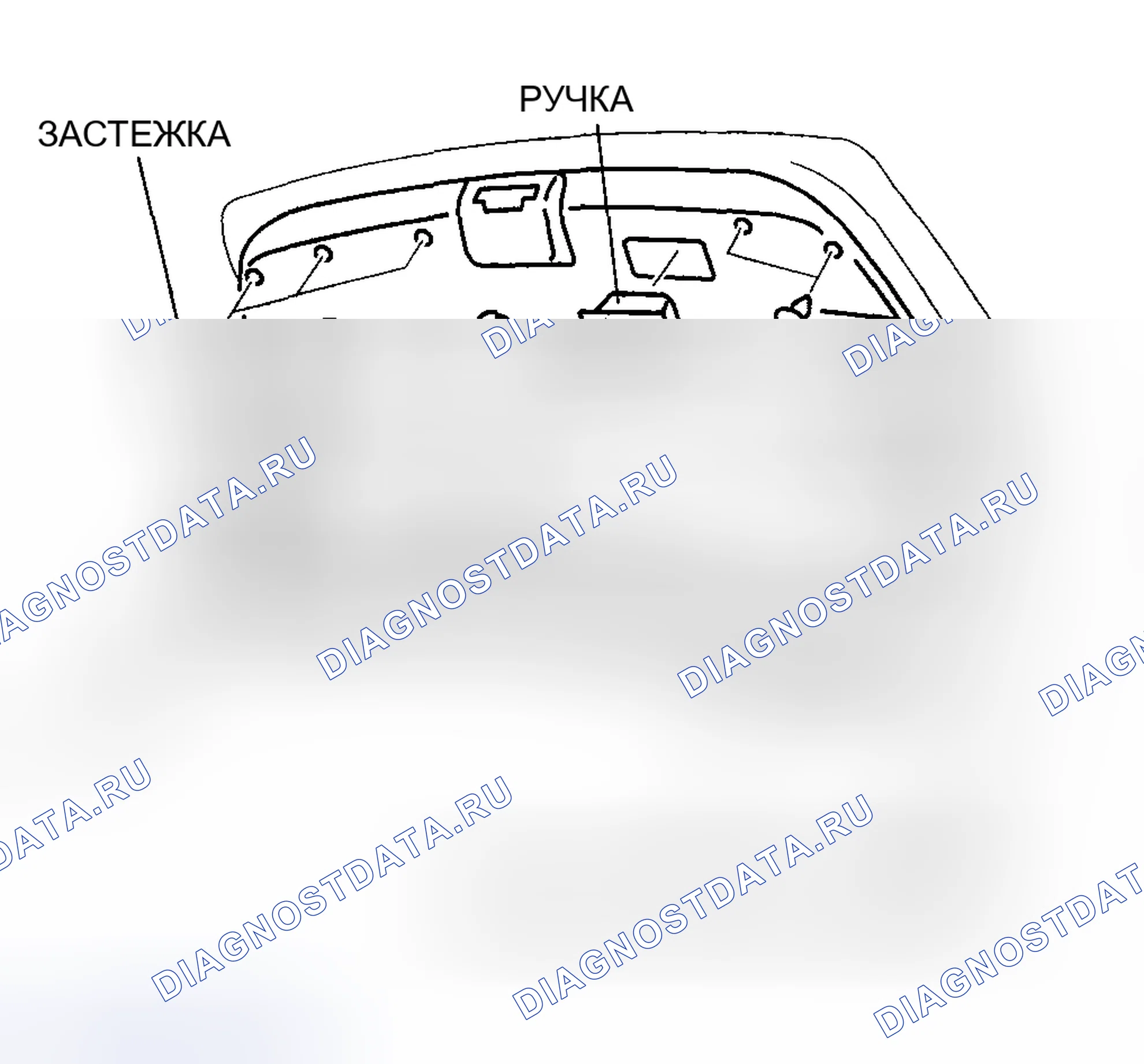 Рис. 62: СНЯТИЕ / УСТАНОВКА ОТДЕЛКИ КРЫШКИ БАГАЖНИКА [СПОРТИВНЫЙ СЕДАН]. Mazda 6 GH рестайлинг