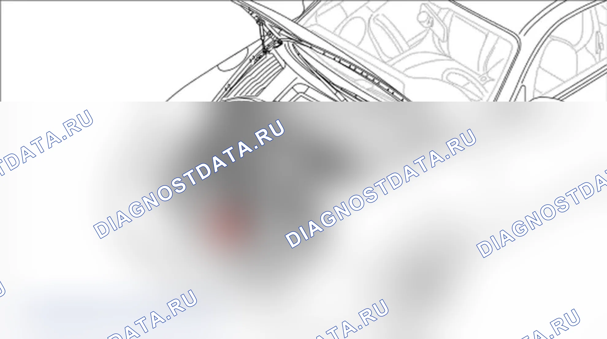 Рис. 13: Снятие передней панели отделки багажного отделения (поддон багажного отделения). Porsche Boxster S 987